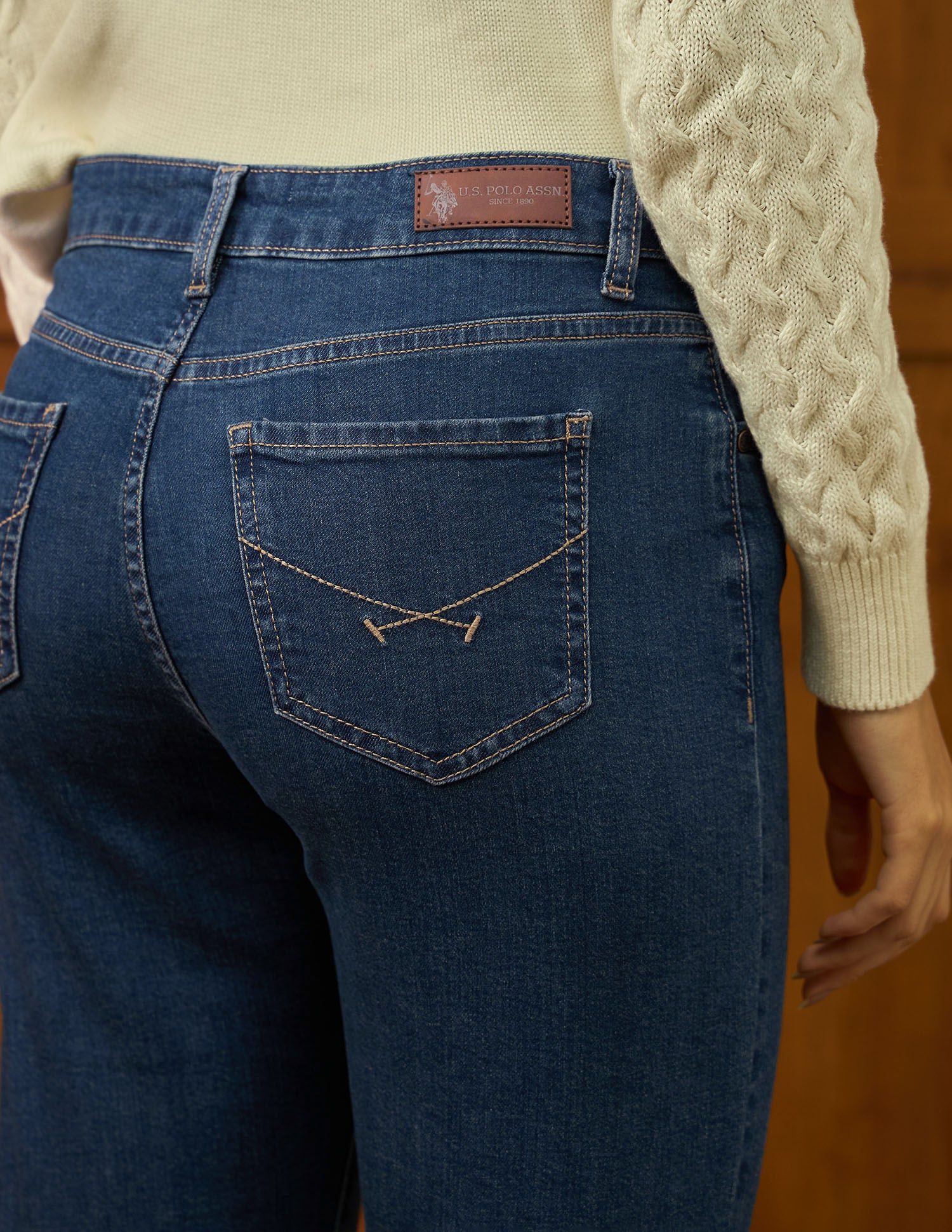 High Rise Straight Fit Blue - U.S. POLO ASSN. | Large
