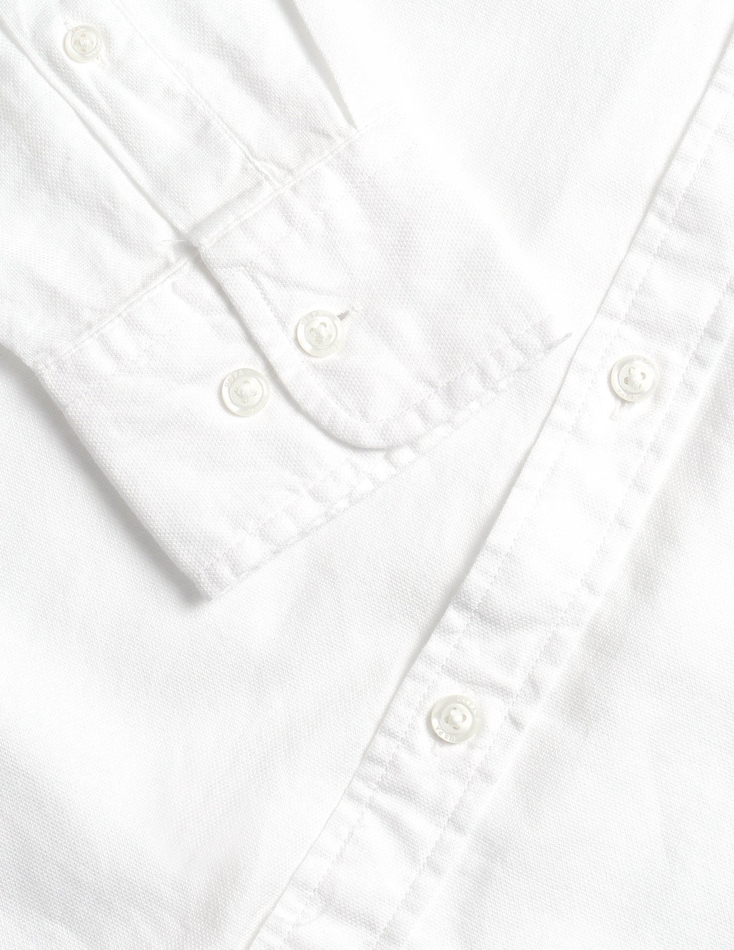 Solid Tailored Fit Shirt White - U.S. Polo Assn. India | Large