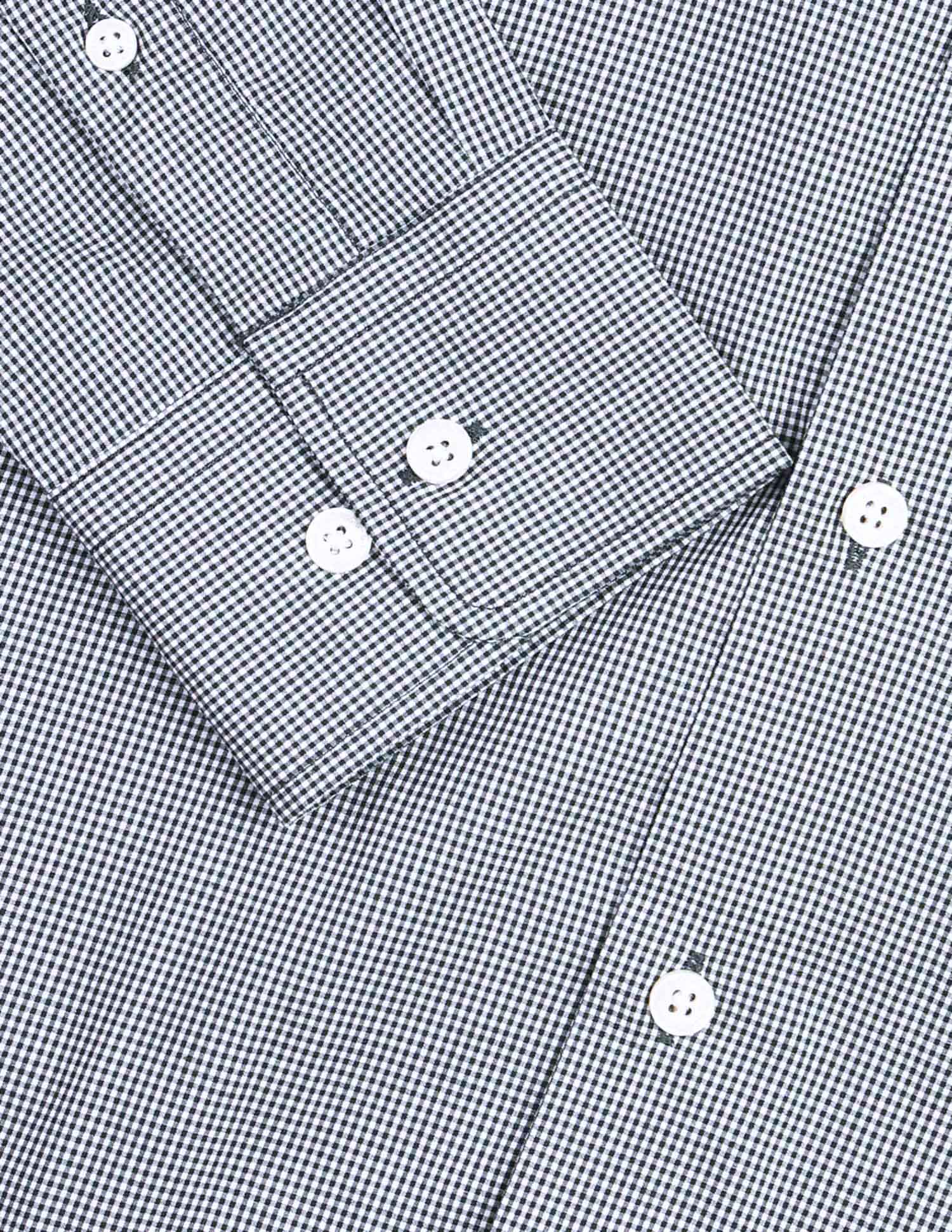 Micro Checked Tailored Fit Shirt Navy - U.S. POLO ASSN. | Large