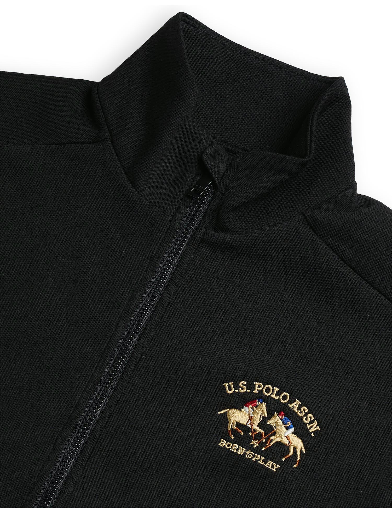 Regular Fit Varsity Theatre Sweatshirt Black - U.S. POLO ASSN. | Large