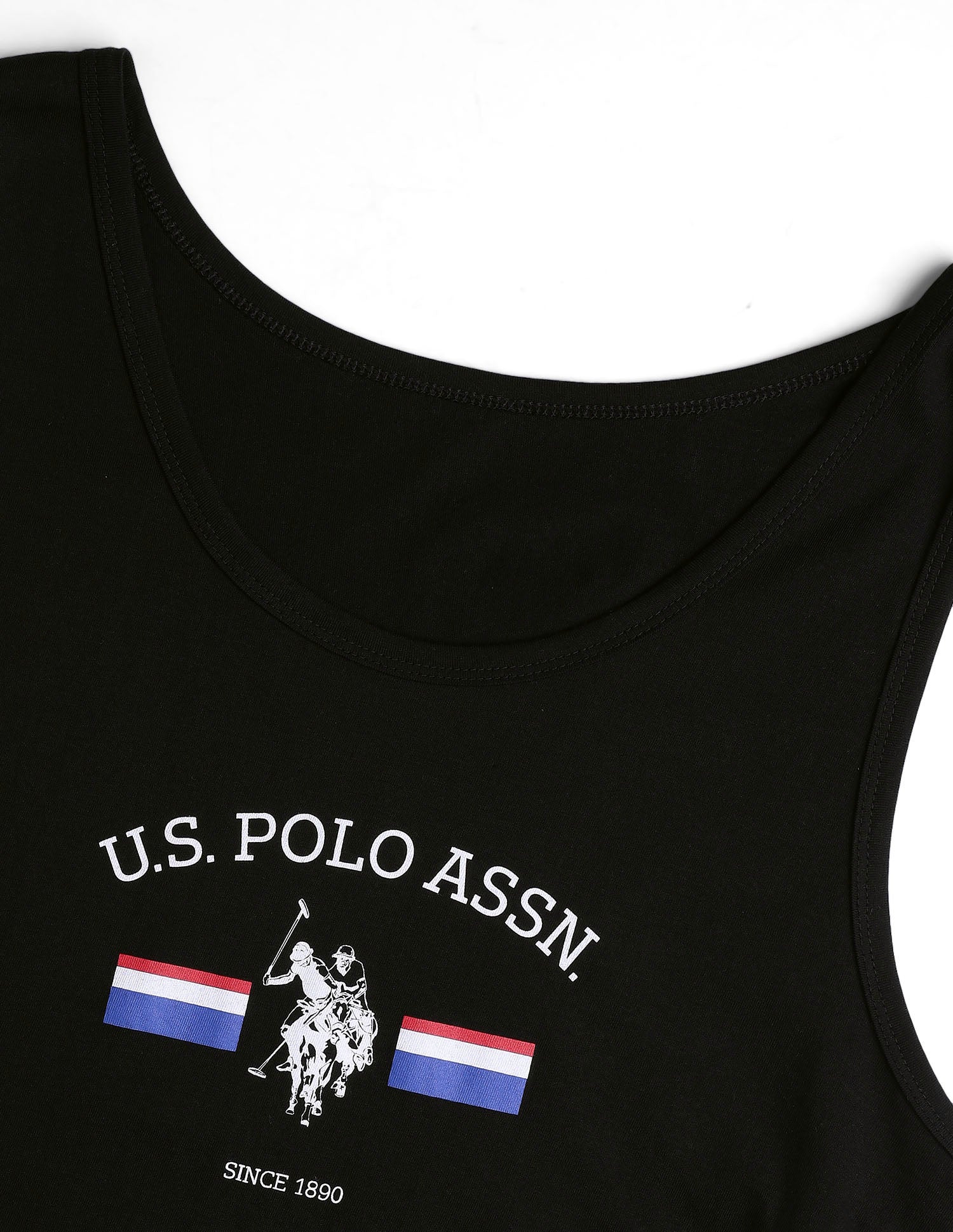 Brand Print Comfort Fit OEV02 Vest - Pack Of 1 Black - U.S. POLO ASSN. | Large