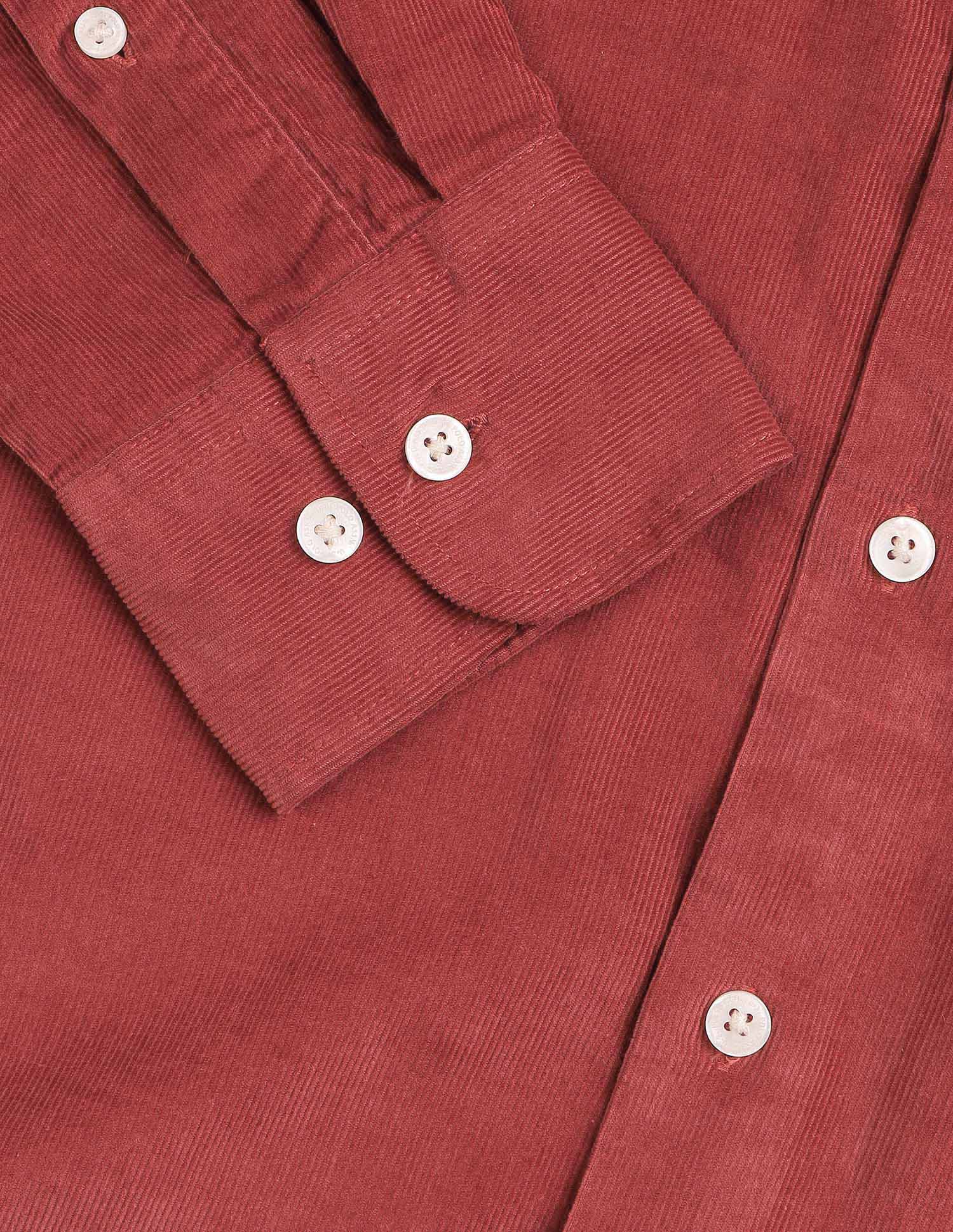 Corduroy Tailored Fit Shirt Rust - U.S. POLO ASSN. | Large