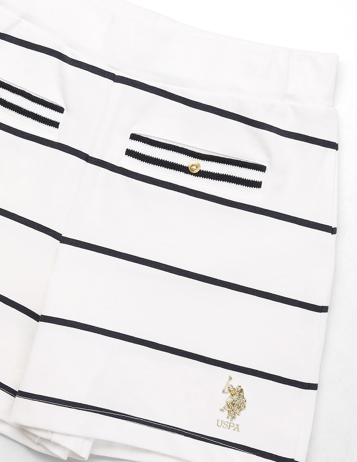 Girls Cruise Nautical Polo Shirt White - U.S. POLO ASSN. | Large