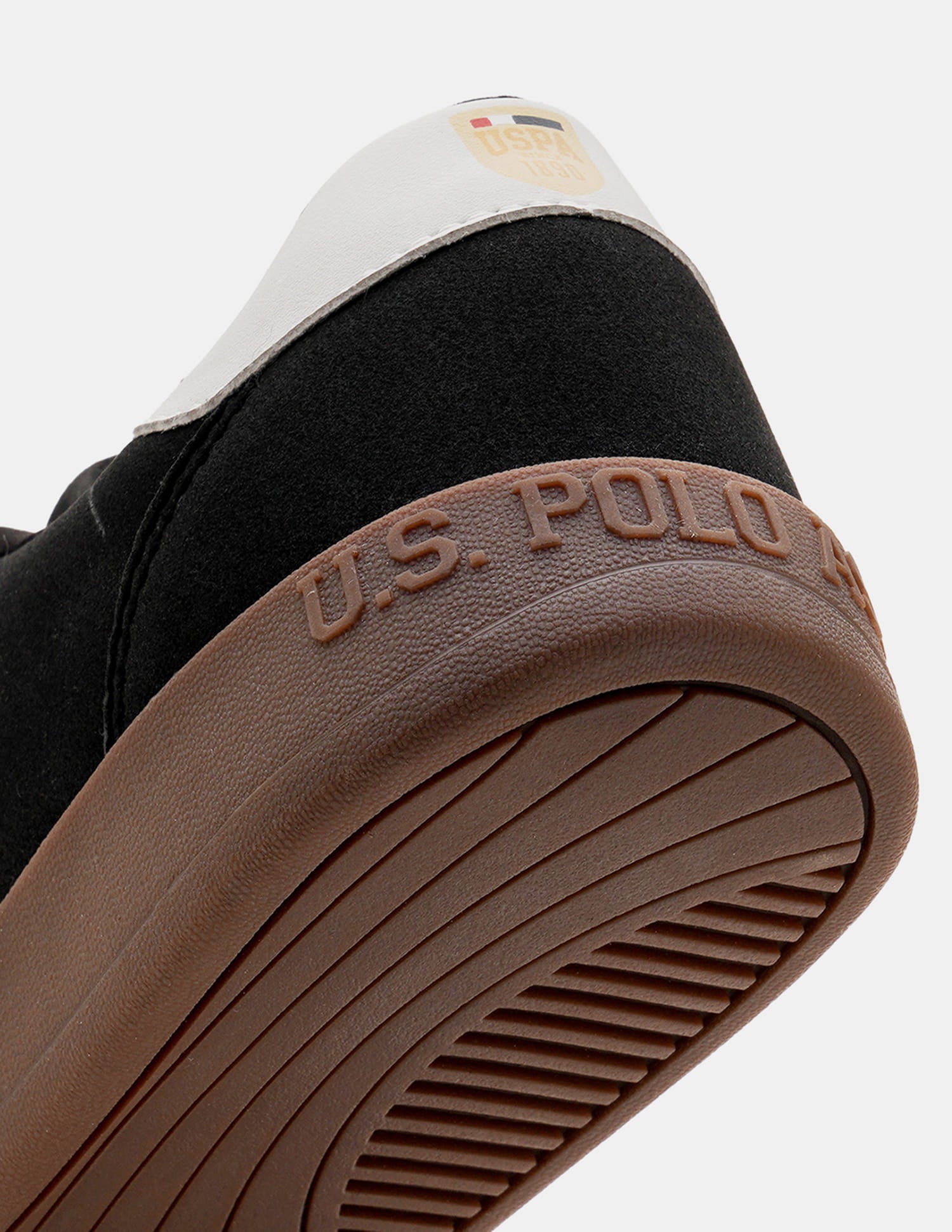 Men Colour Blocked Suede Skylar 2.0 Sneakers Black - U.S. Polo Assn. India | Large