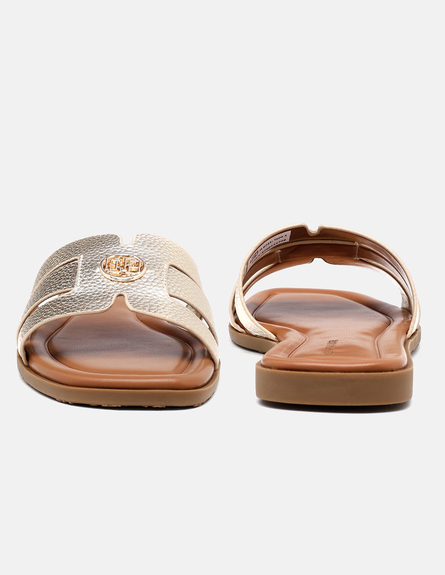 Textured Lucien Sandals Gold - U.S. Polo Assn. India | Large