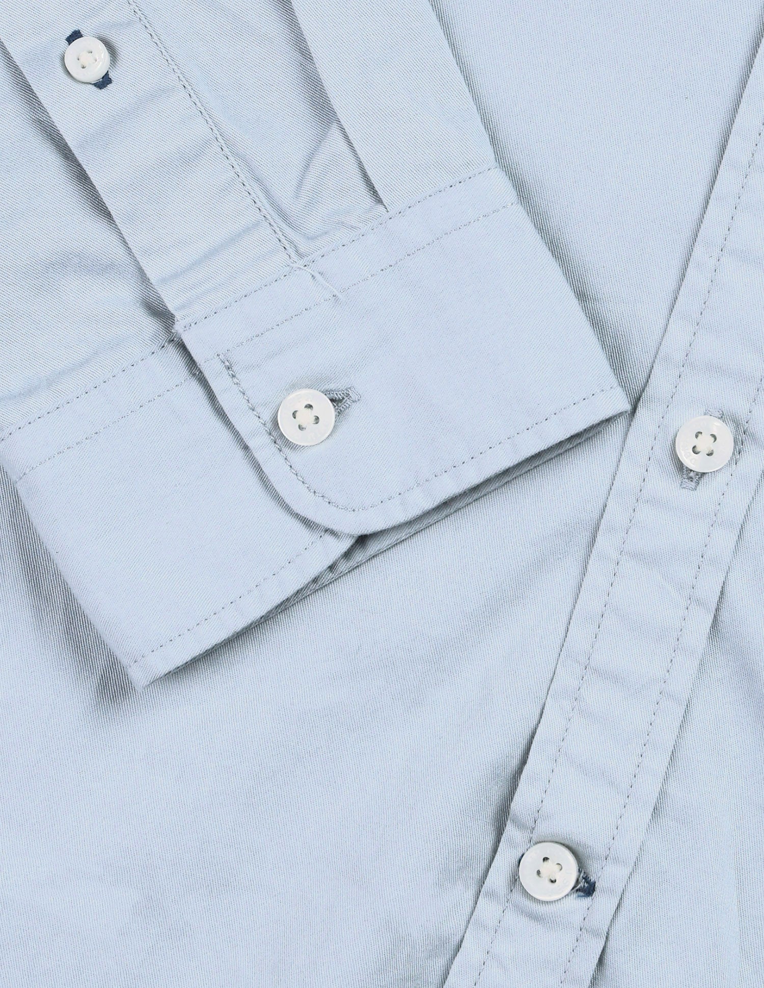 Twill Solid Shirt Blue - U.S. Polo Assn. India | Large