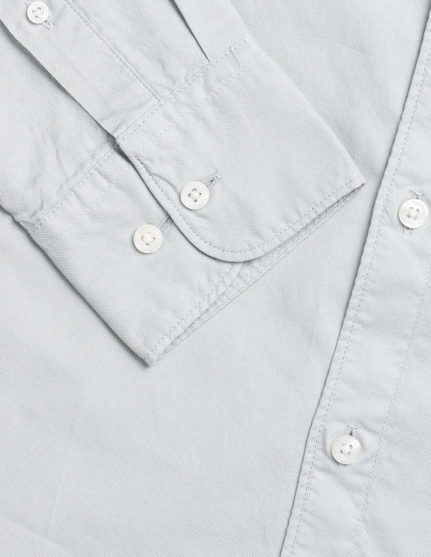 Solid Tailored Fit Shirt Light Grey - U.S. Polo Assn. India | Large