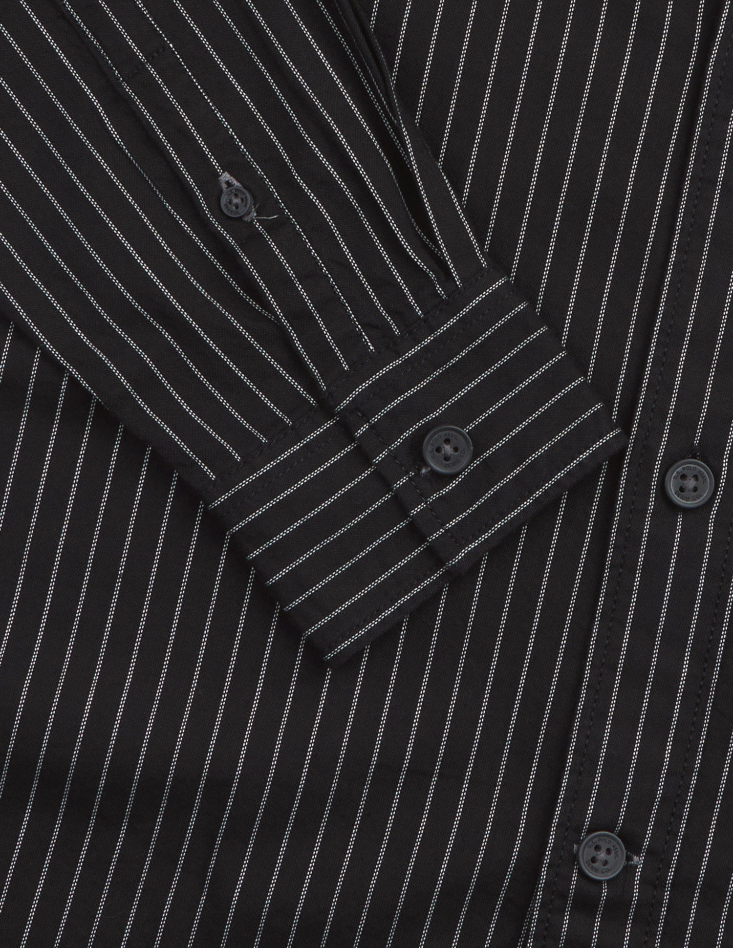 Vertical Striped Regular Fit Shirt Black - U.S. Polo Assn. India | Large