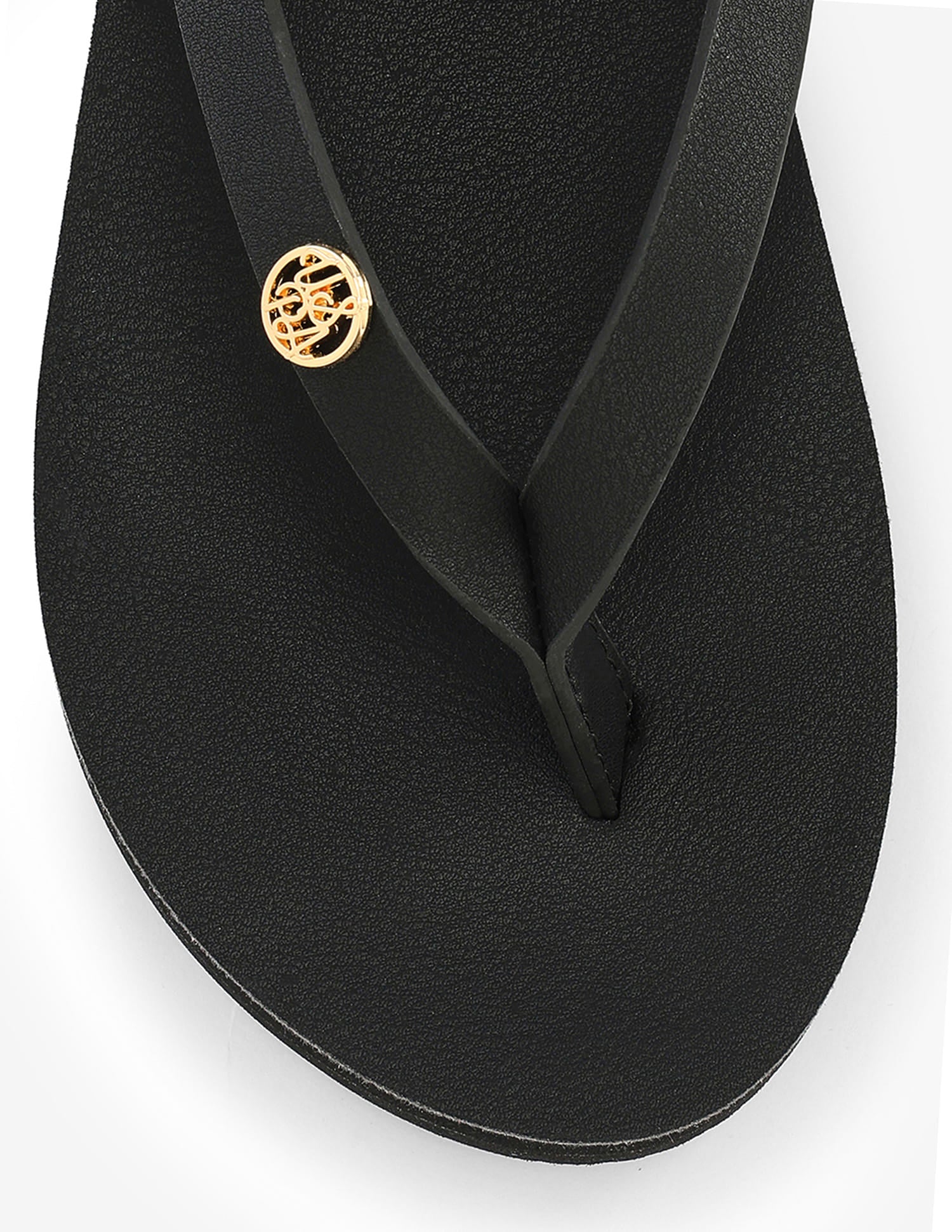 Narrow V-Strap Rei Flip Flops Black - U.S. Polo Assn. India | Large