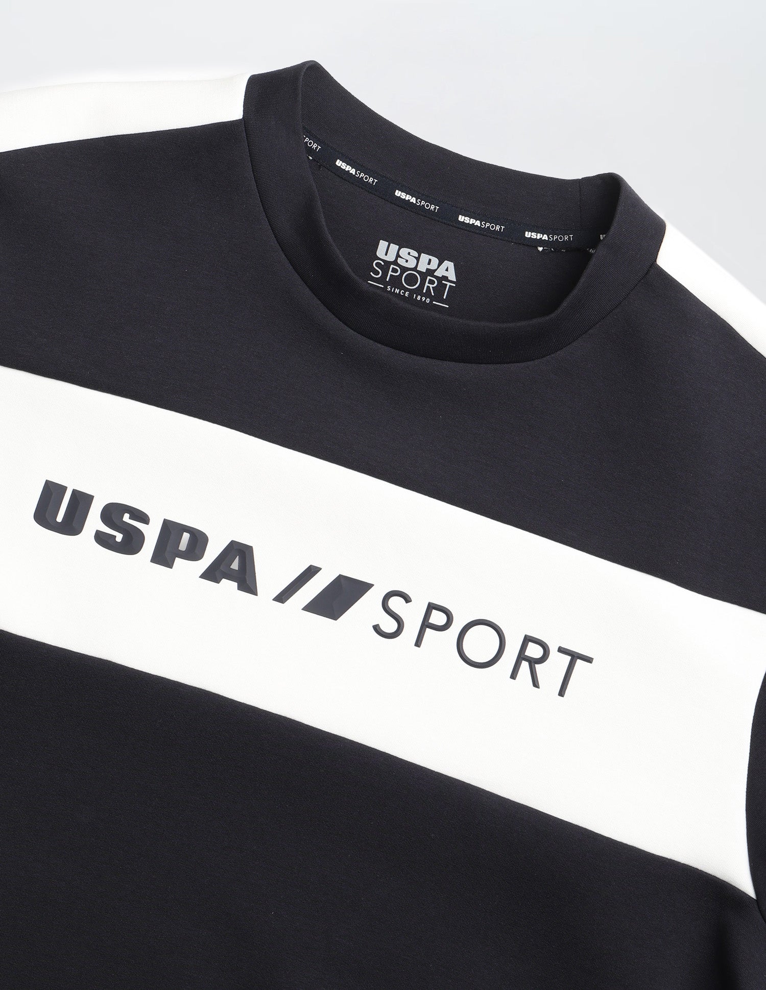 Brand Printed Active Sweatshirt Navy - U.S. Polo Assn. India | Large