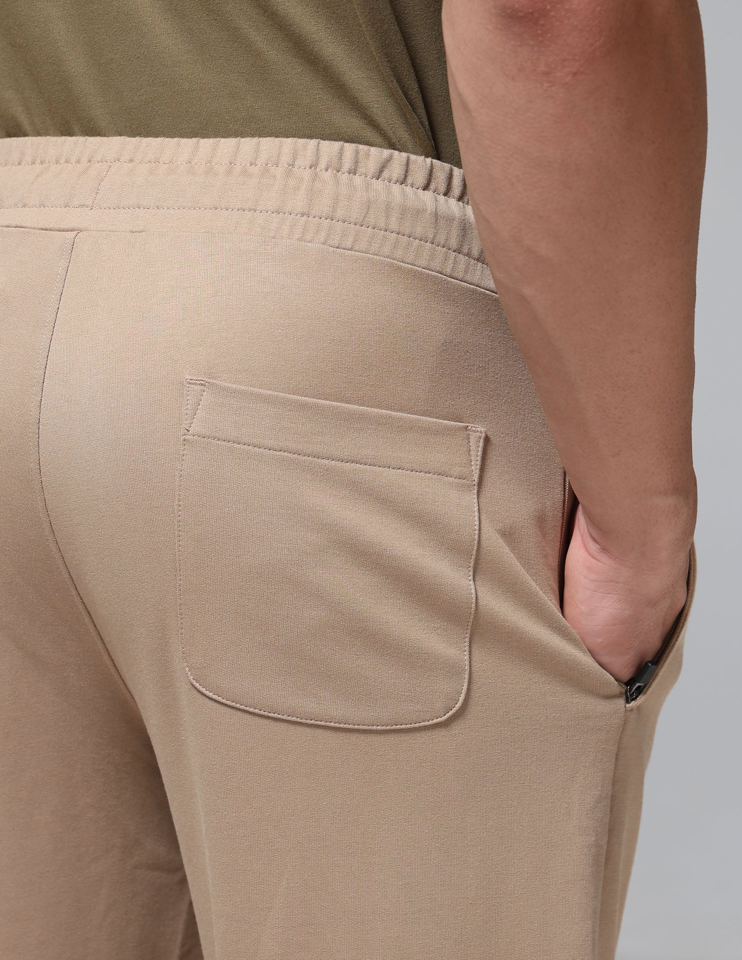 Breathable Relaxed Fit OJ010 Lounge Joggers Stucco - U.S. Polo Assn. India | Large