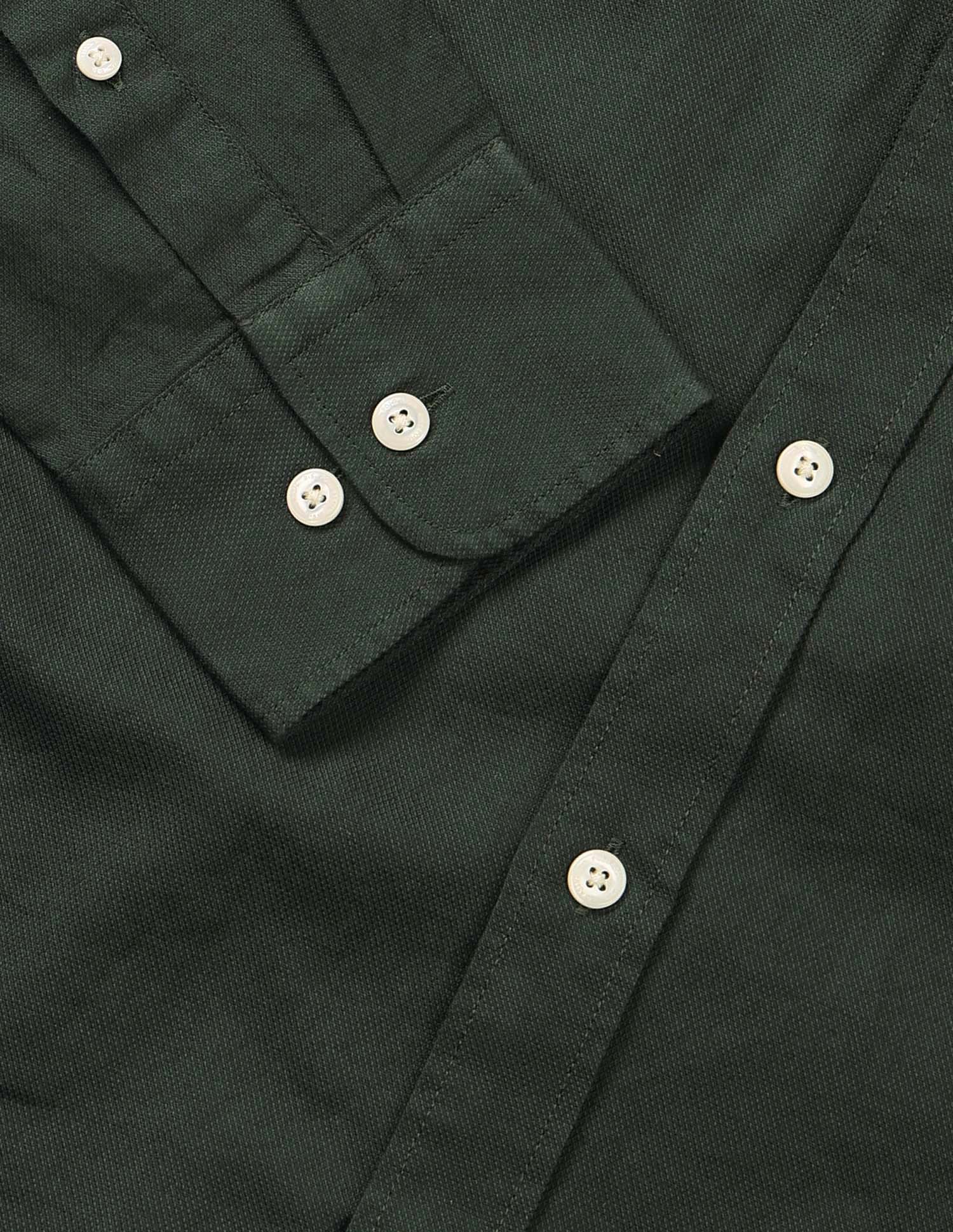 Cotton Dobby Shirt Dark Green - U.S. POLO ASSN. | Large