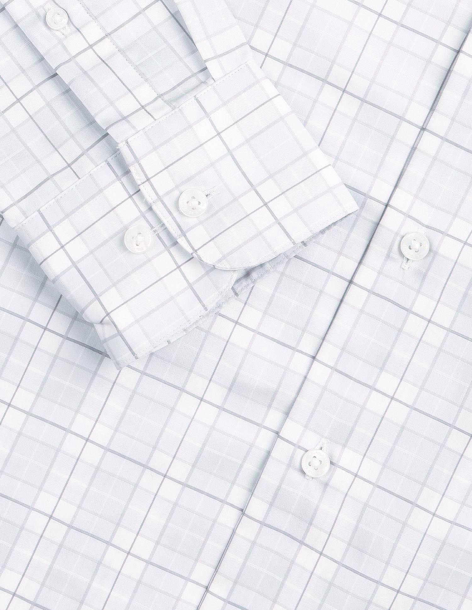 Graph Checked Tailored Fit Shirt Grey - U.S. POLO ASSN. | Large