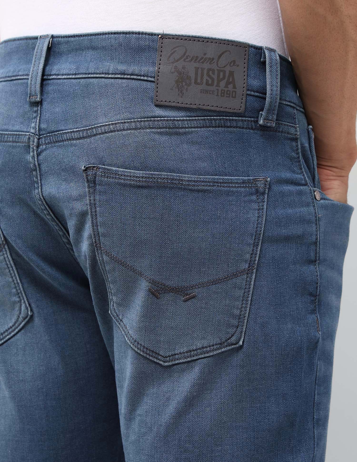 Henry Tapered Fit Blue Jeans Blue - U.S. POLO ASSN. | Large