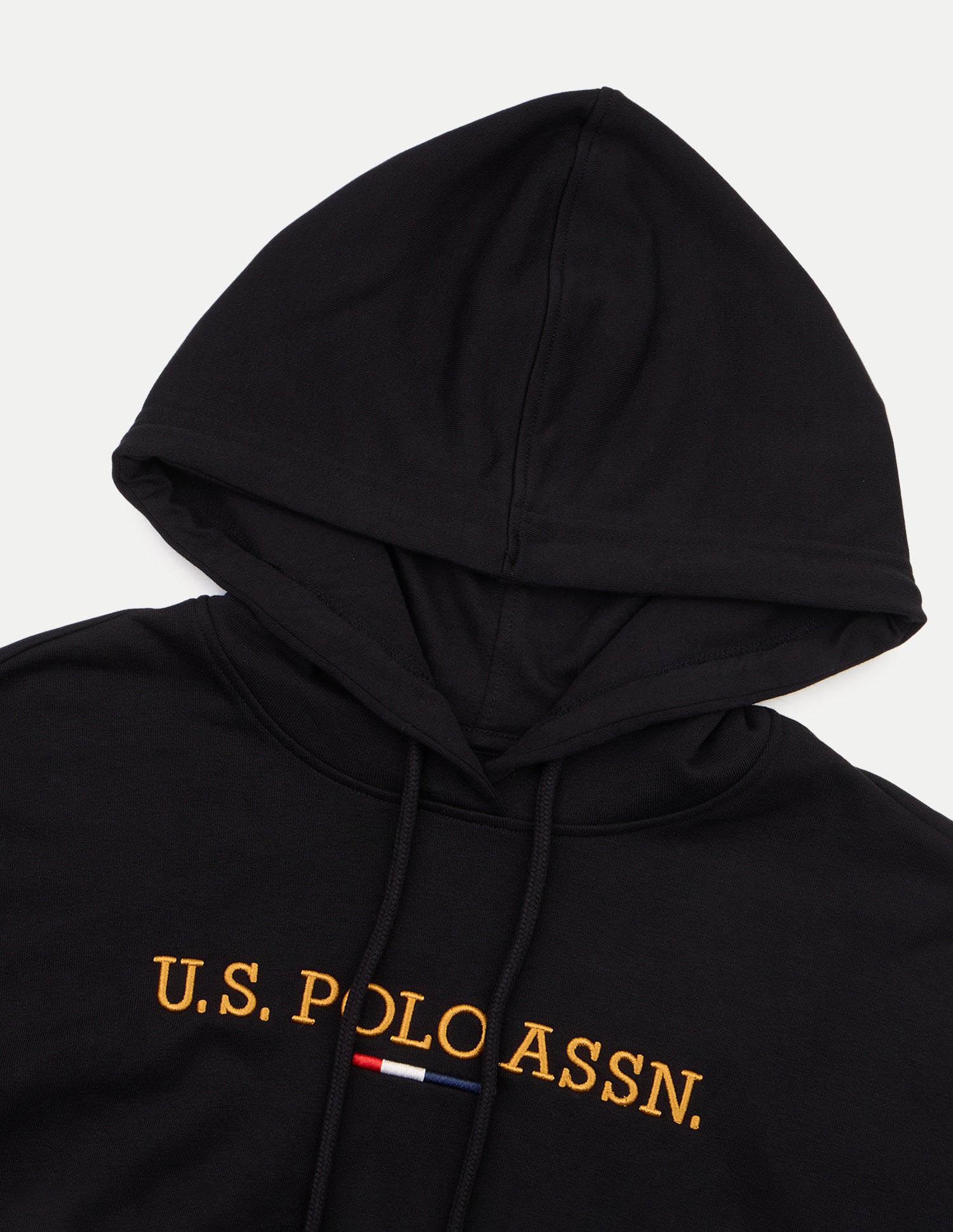 Brand Embroidered Relaxed Fit Sweatshirt Black - U.S. Polo Assn. India | Large