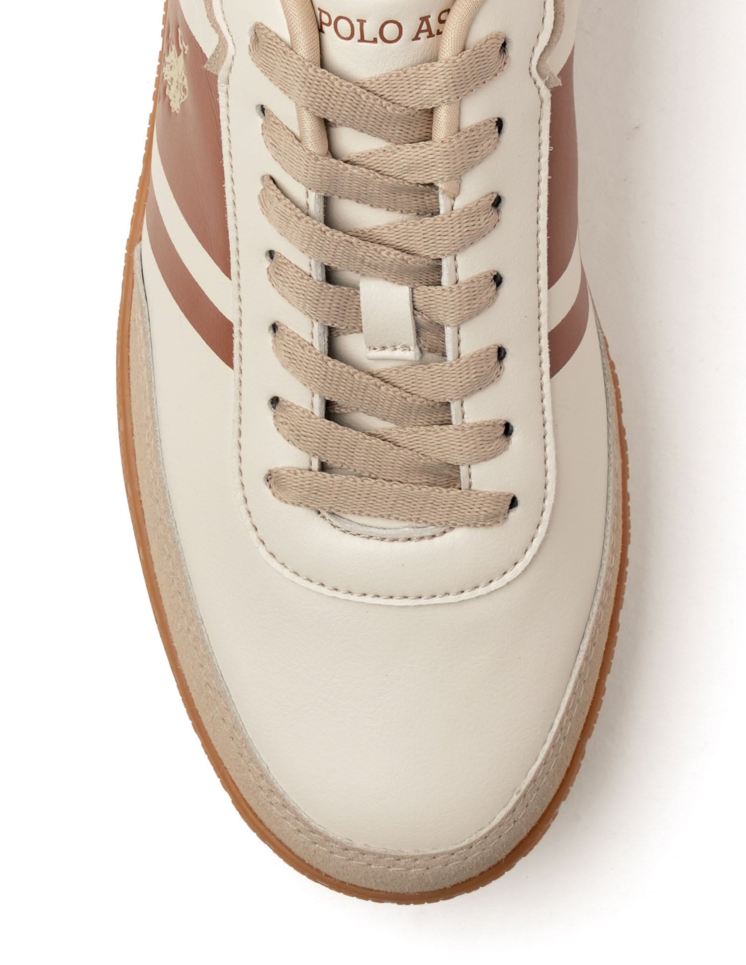 Men Hilton Colourblocked Sneakers Beige - U.S. Polo Assn. India | Large