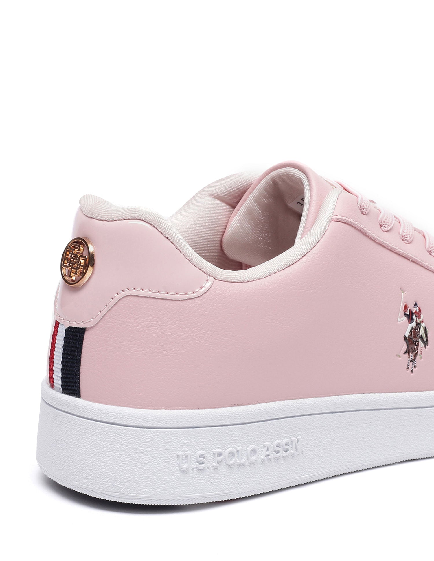 Women Metallic Logo Rylee 2.0 Sneakers Light Pink - U.S. POLO ASSN. | Large