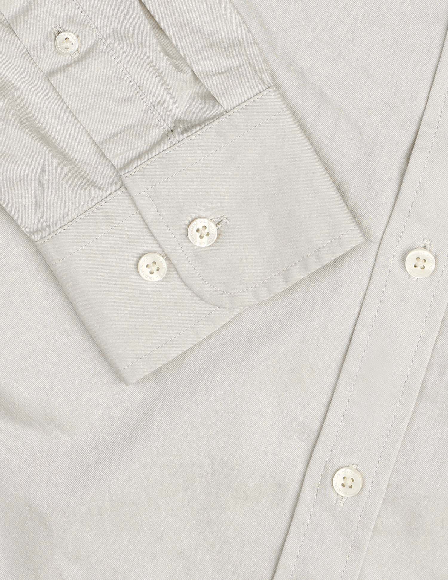 Twill Tailored Fit Shirt Light Khaki - U.S. POLO ASSN. | Large