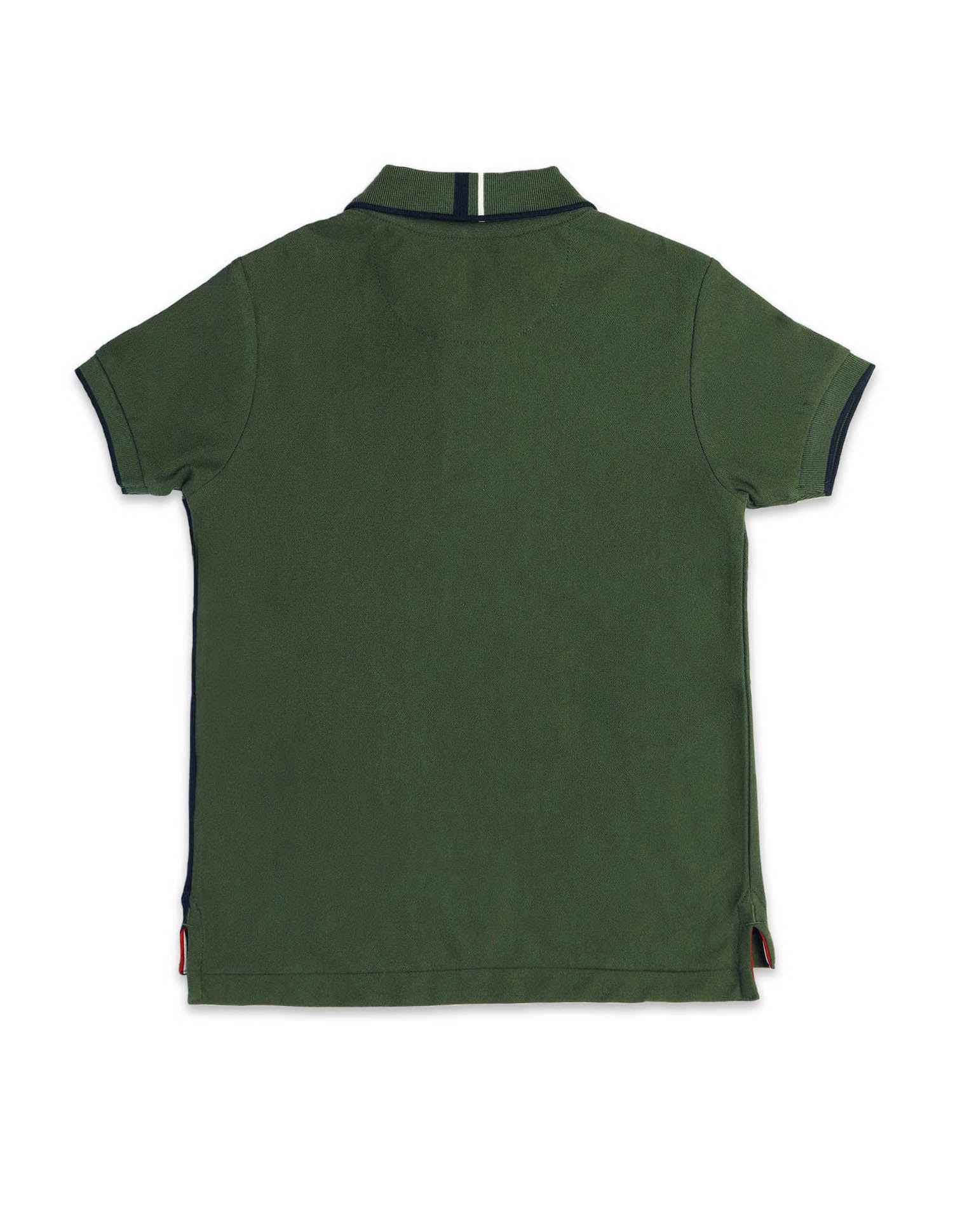 Boys Colour Blocked Regular Fit Polo Shirt Olive - U.S. POLO ASSN. | Large