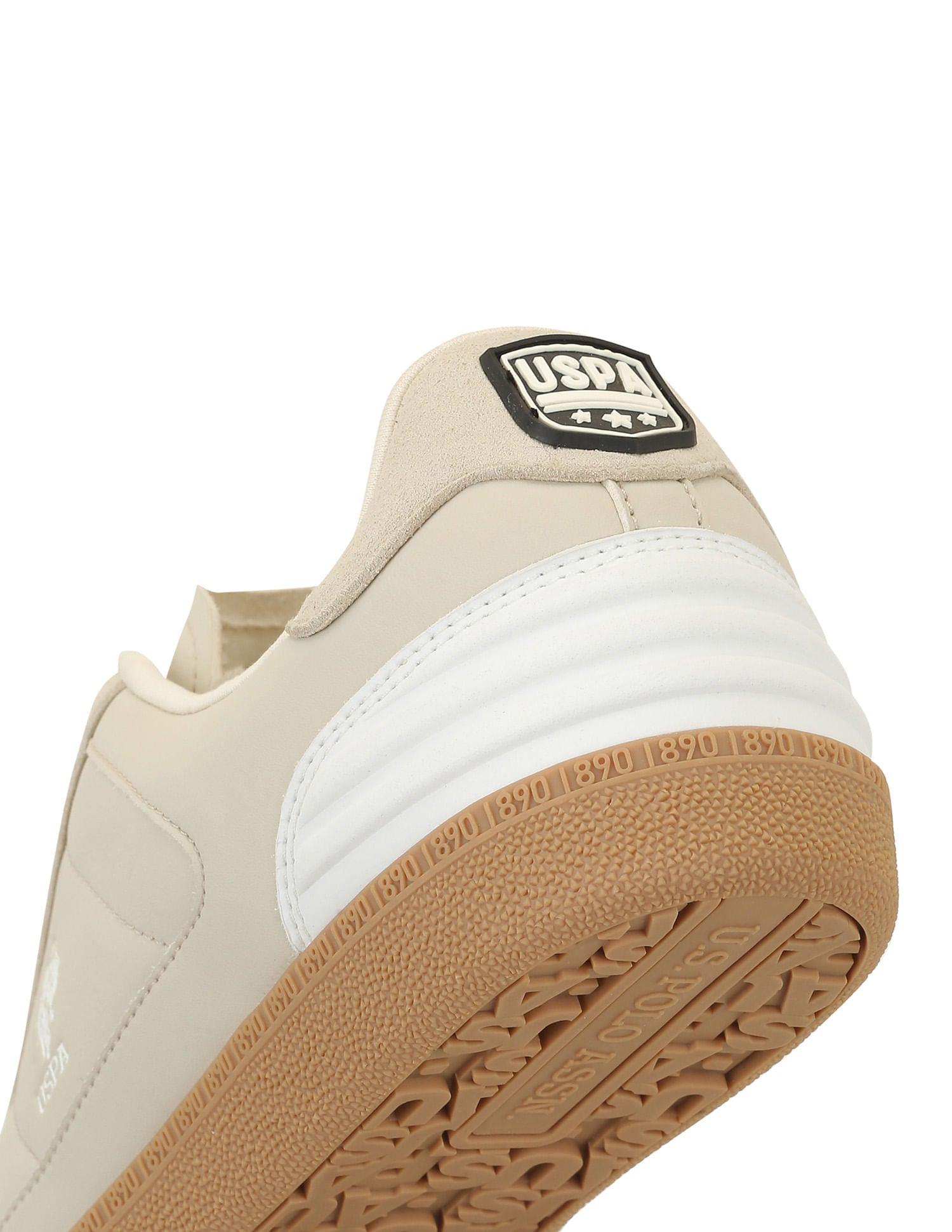 Men Round Toe Terrace Sneakers Beige - U.S. POLO ASSN. | Large