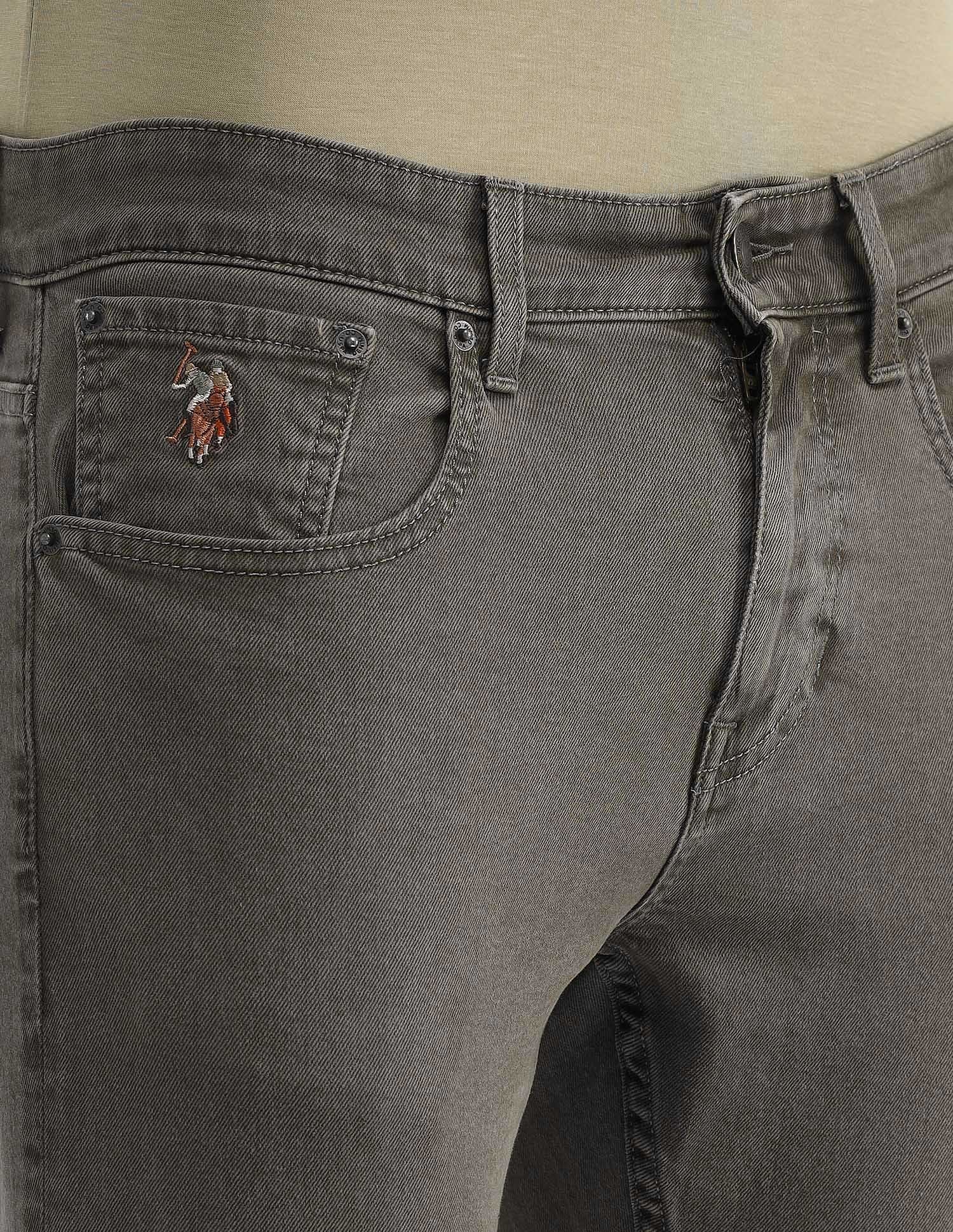 Henry Cropped Fit Jeans Olive - U.S. POLO ASSN. | Large