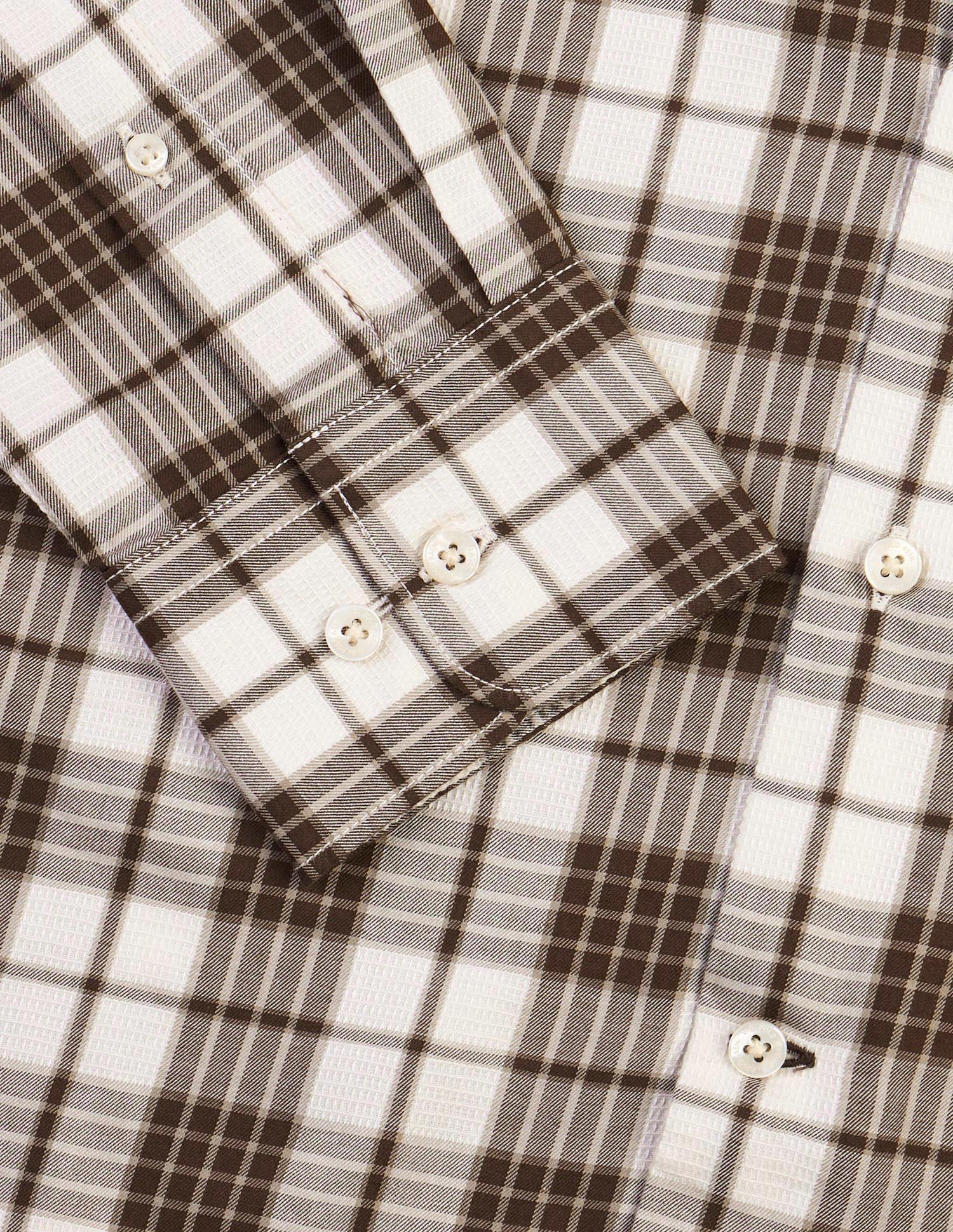 Twill Tailored Fit Shirt Brown - U.S. Polo Assn. India | Large