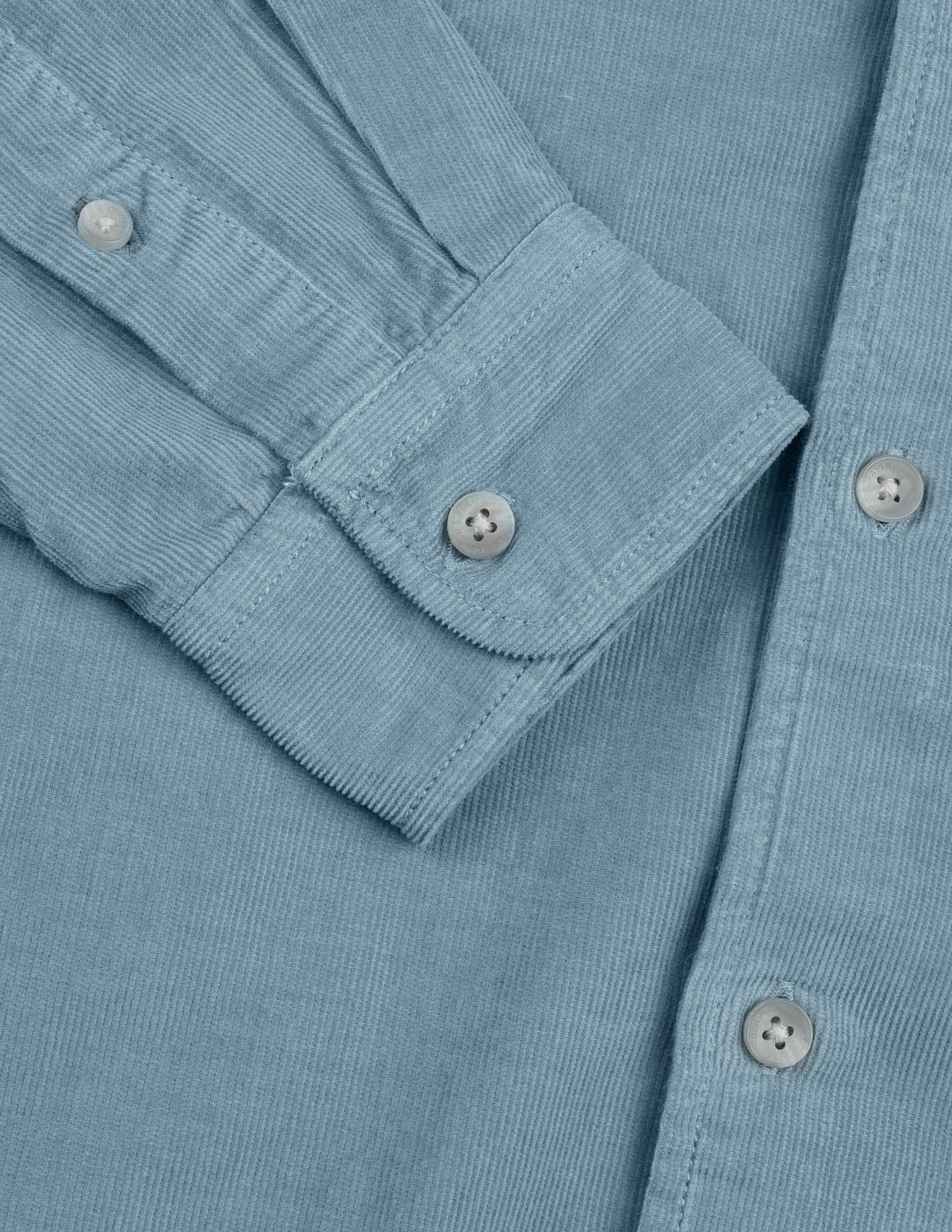 Regular Fit Corduroy Shirt Blue - U.S. Polo Assn. India | Large