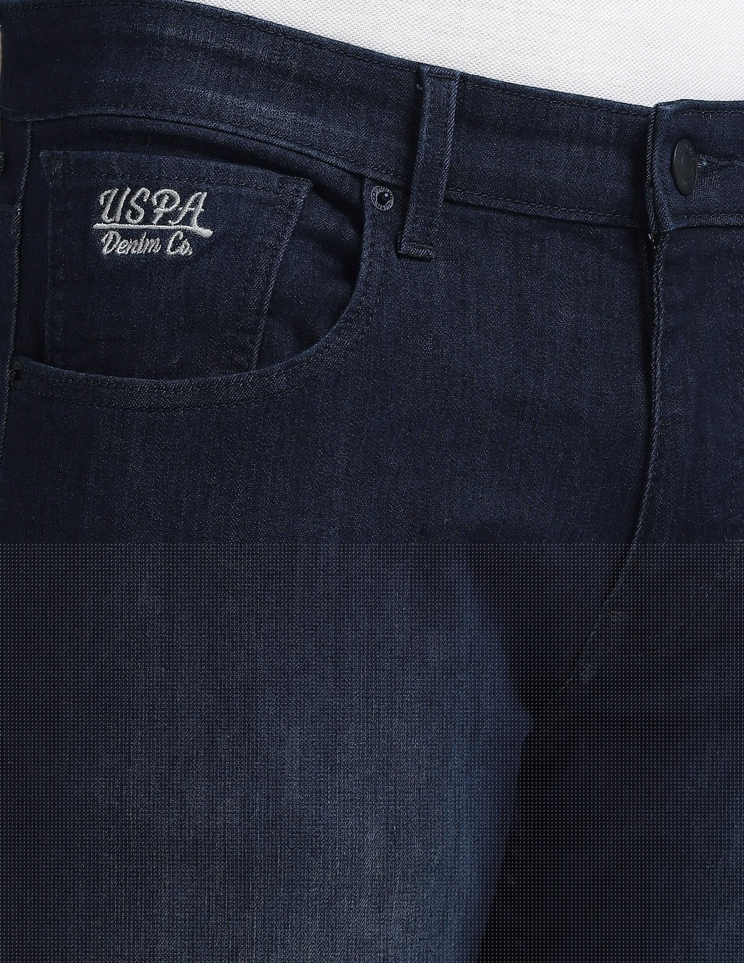 Brandon Slim Tapered Blue Jeans Blue - U.S. Polo Assn. India | Large