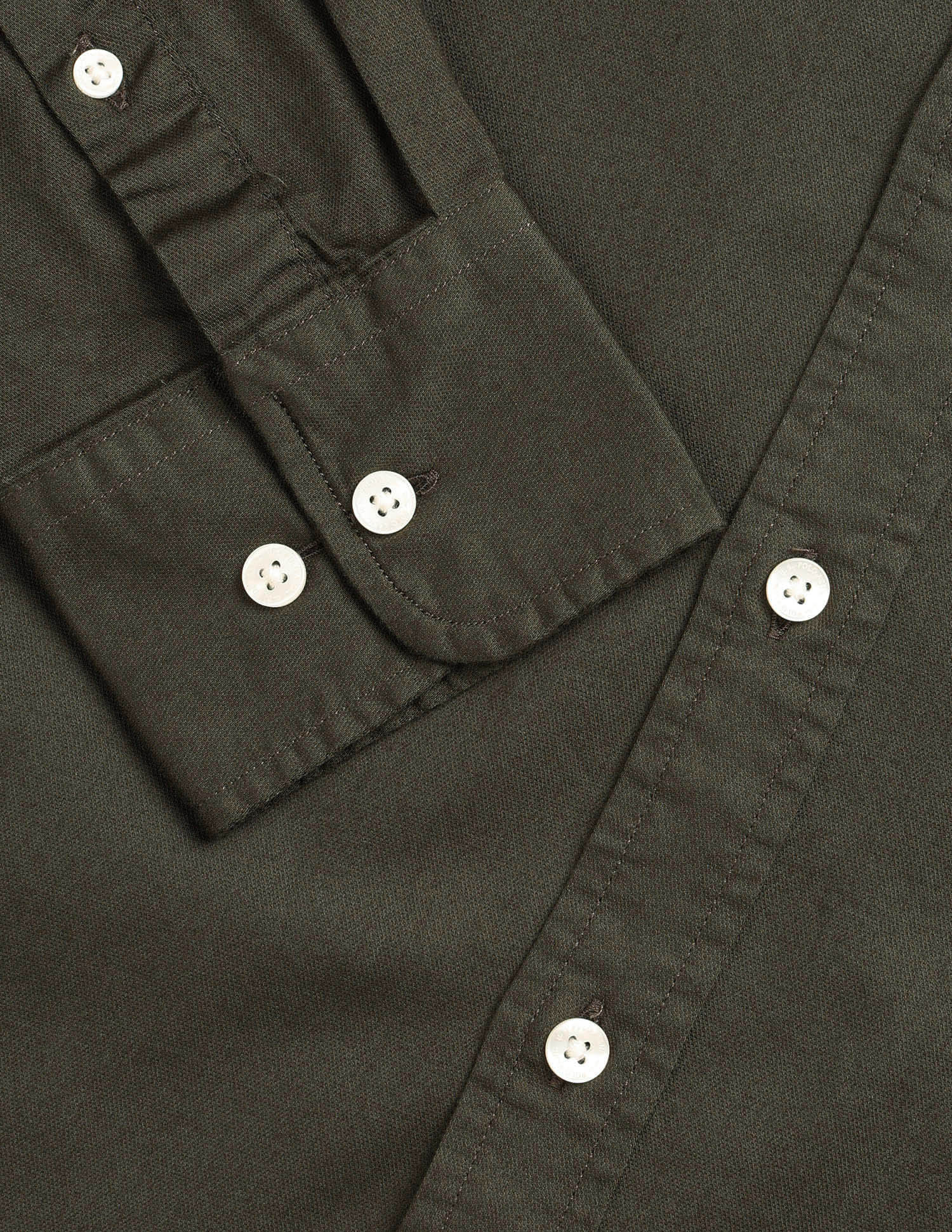 Solid Tailored Fit Shirt Green - U.S. Polo Assn. India | Large