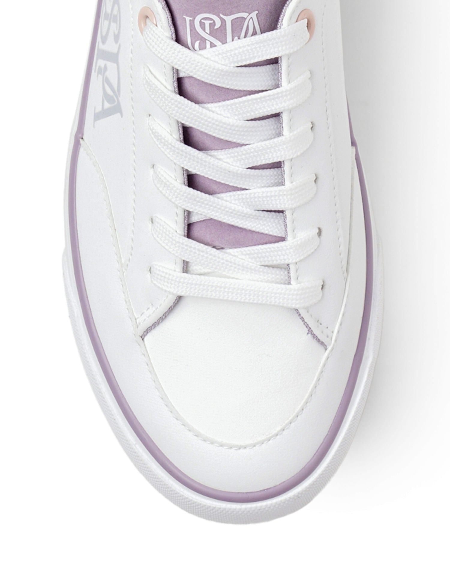 U.S. Polo Assn. Women Lydia 3.0 Colorblocked Lace Ups Sneakers Off White - U.S. POLO ASSN. | Large