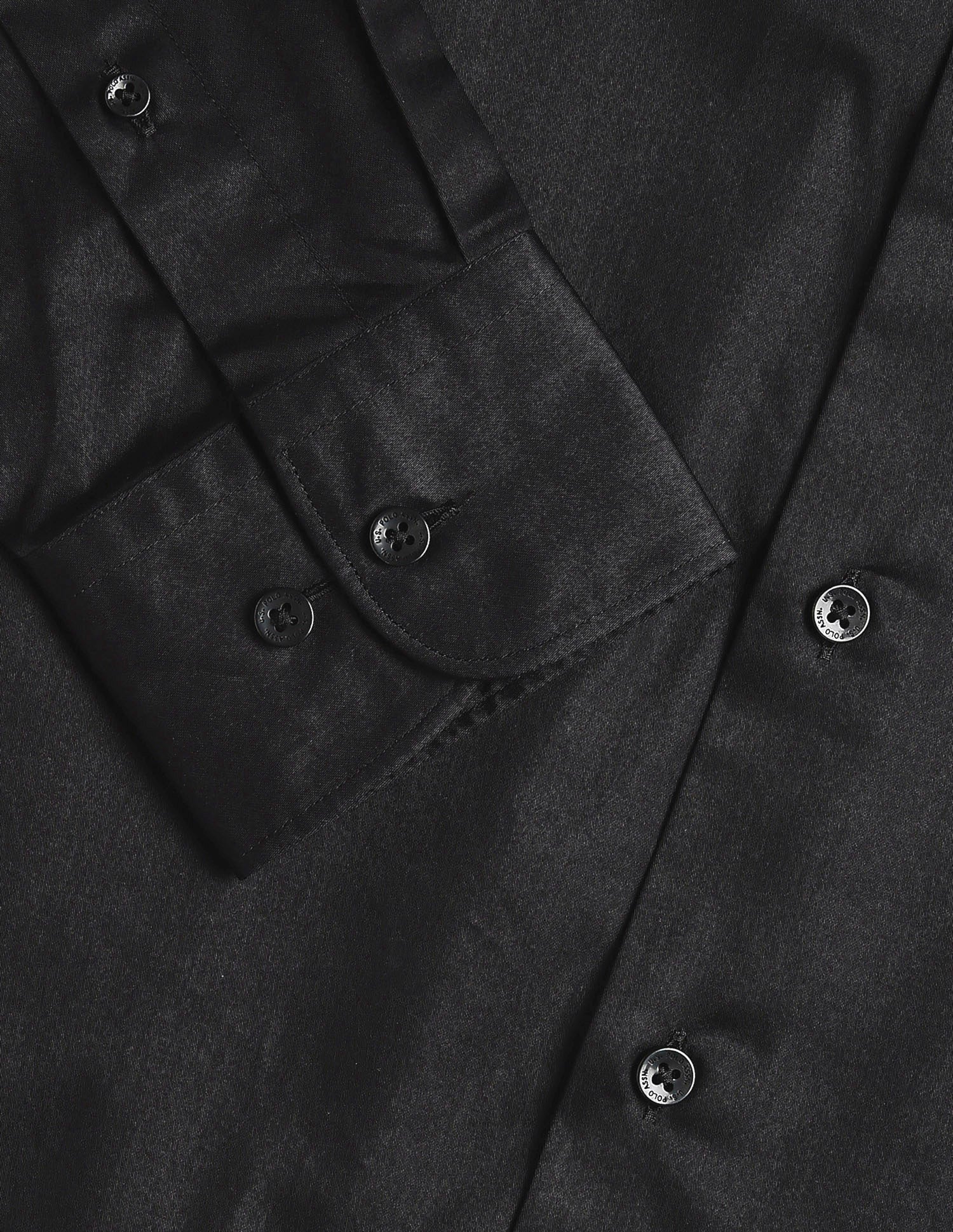 Solid Tailored Fit Shirt Black - U.S. Polo Assn. India | Large