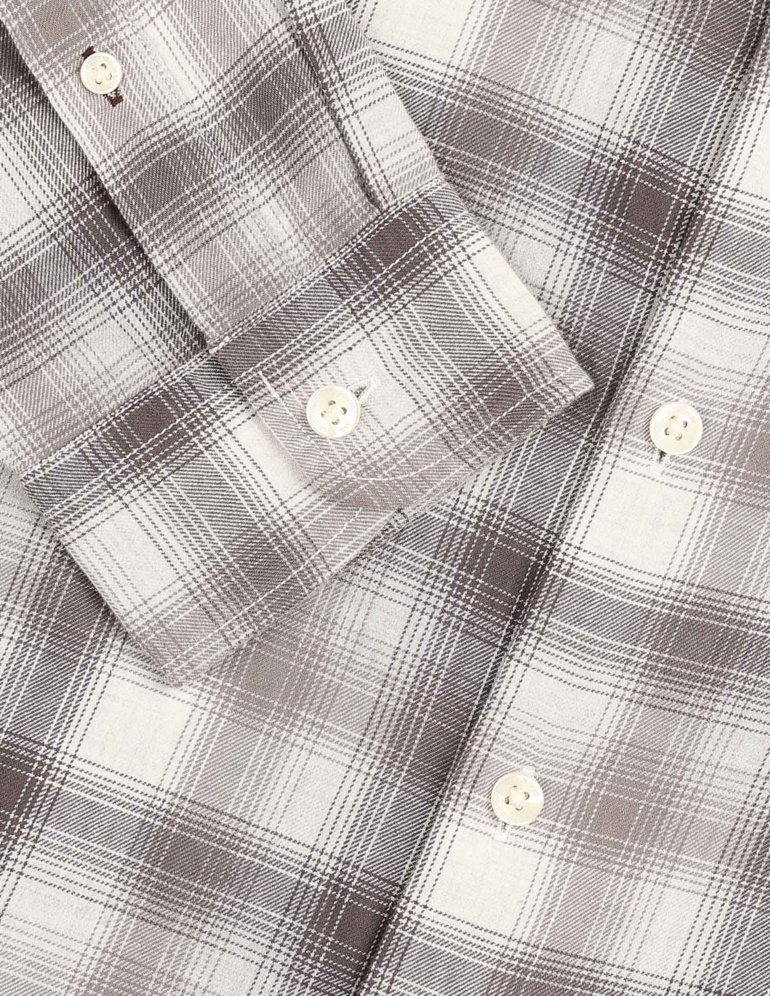 Tartan Checked Twill Shirt Choco - U.S. POLO ASSN. | Large