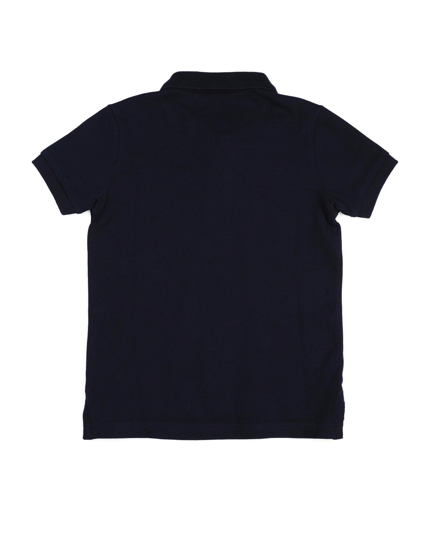Boys Brand Printed Pure Cotton Polo Shirt Navy - U.S. POLO ASSN. | Large