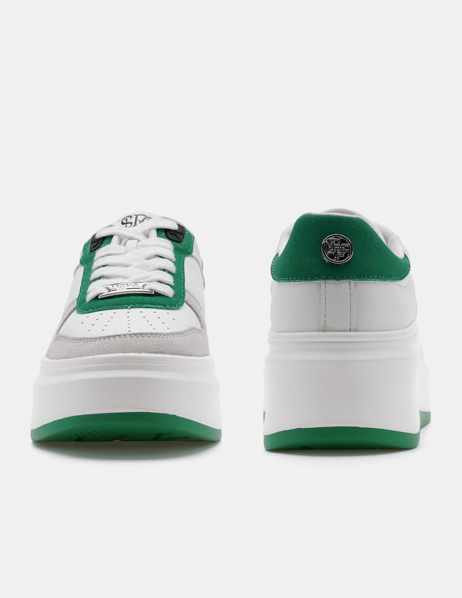 Women Ariella Low Top Sneakers Green - U.S. Polo Assn. India | Large