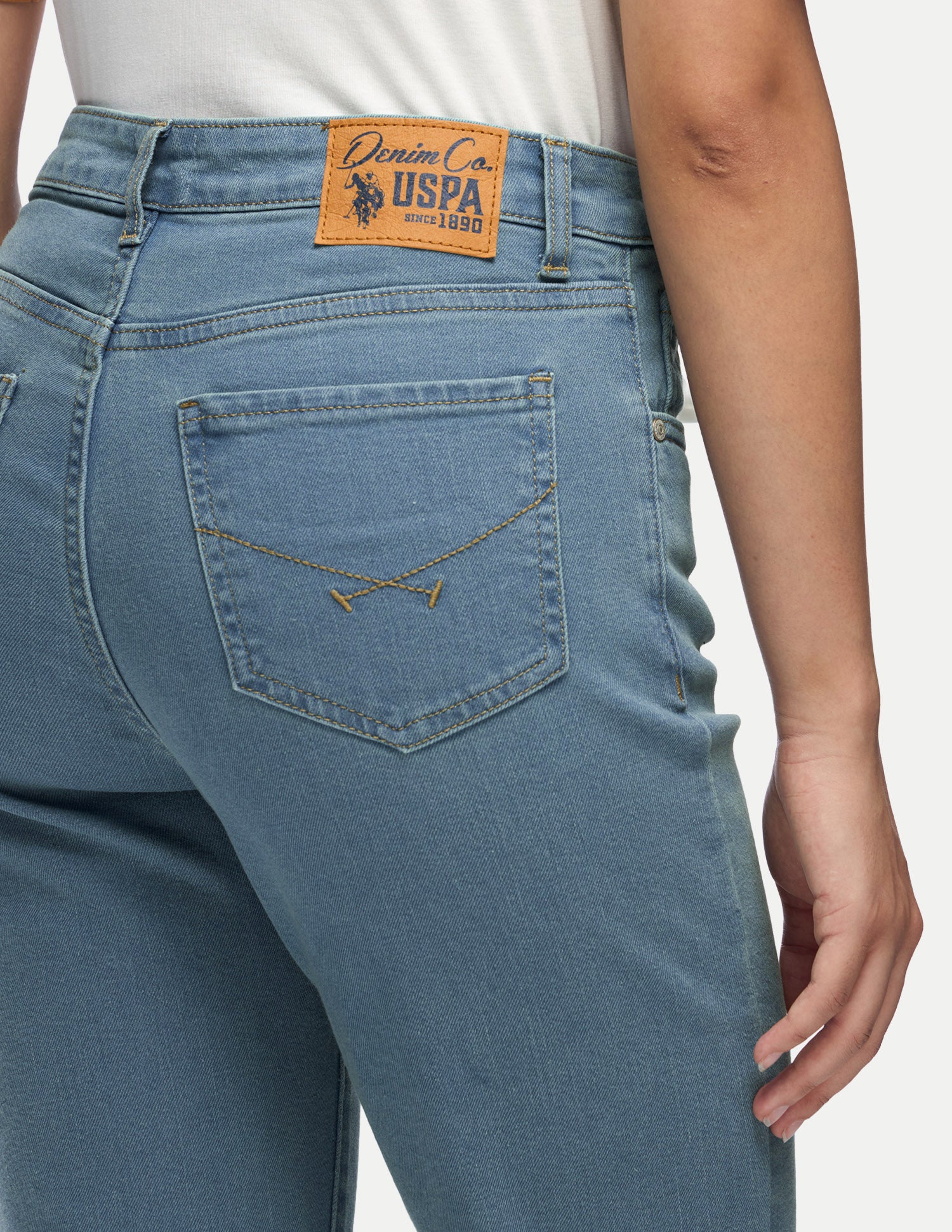 Bootcut Fit Blue Jeans Blue - U.S. Polo Assn. India | Large