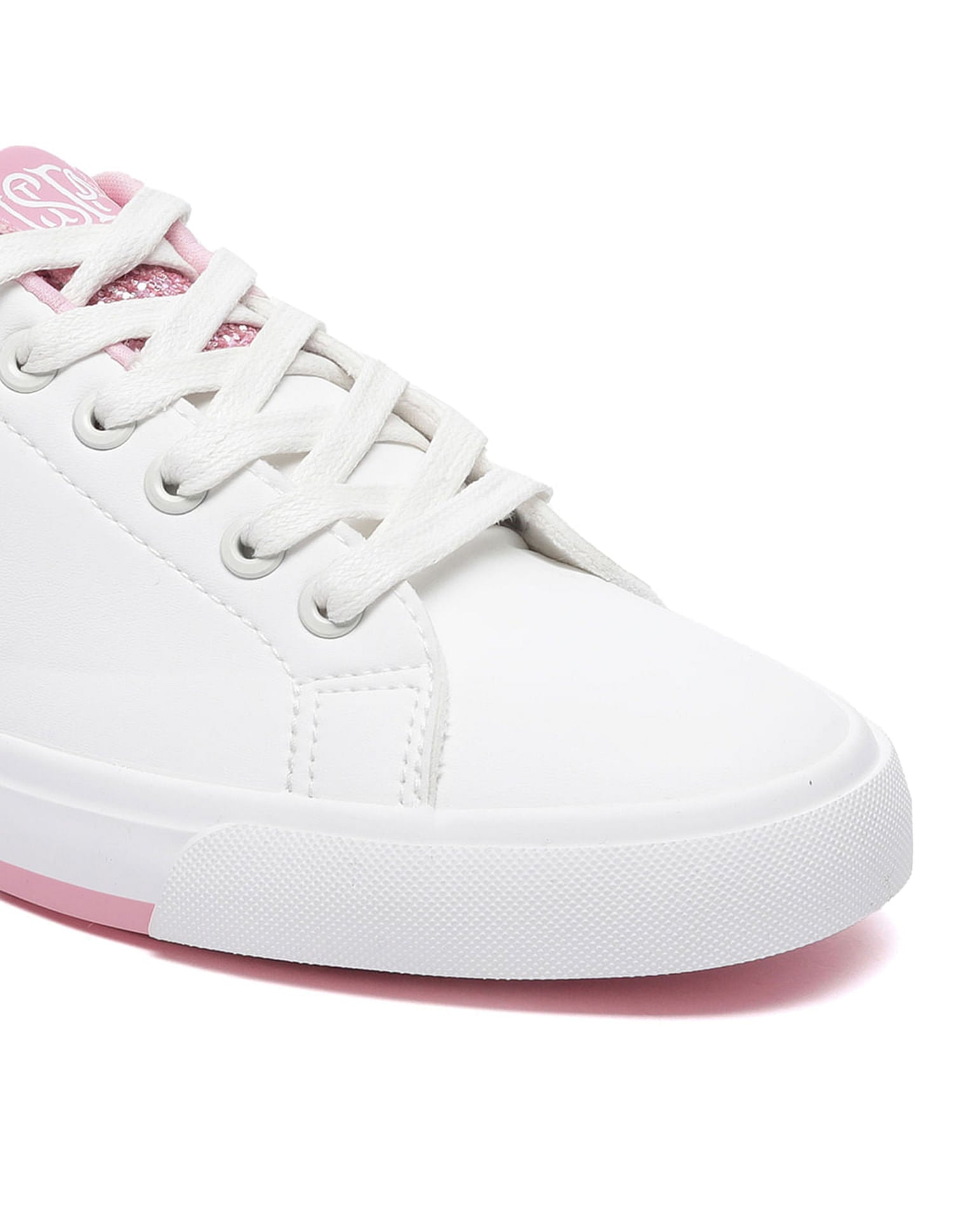 Women Lace Ups Logo Beverly 2.0 Sneakers White - U.S. Polo Assn. India | Large