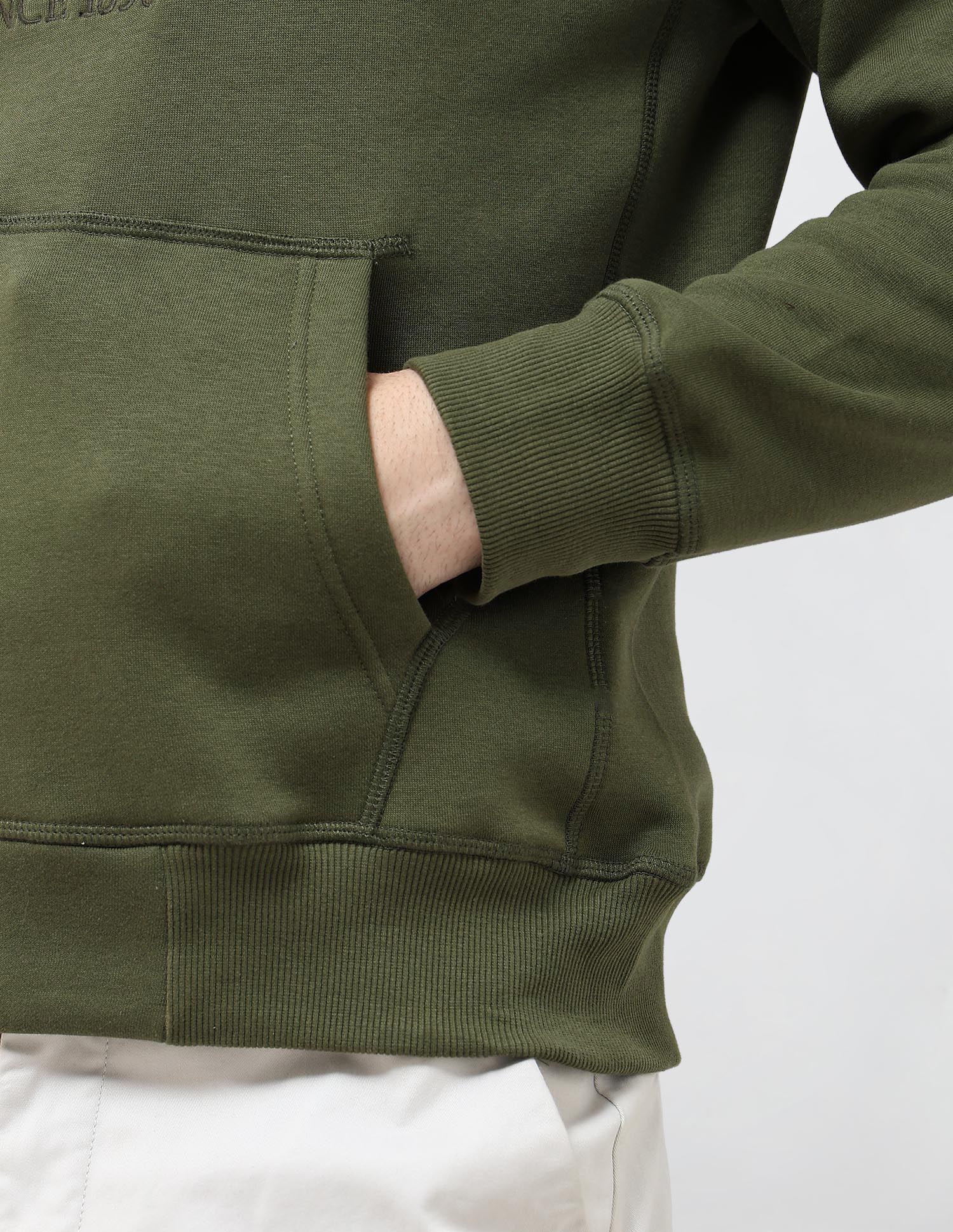 Brand Embroidered Hooded Sweatshirt Olive - U.S. POLO ASSN. | Large