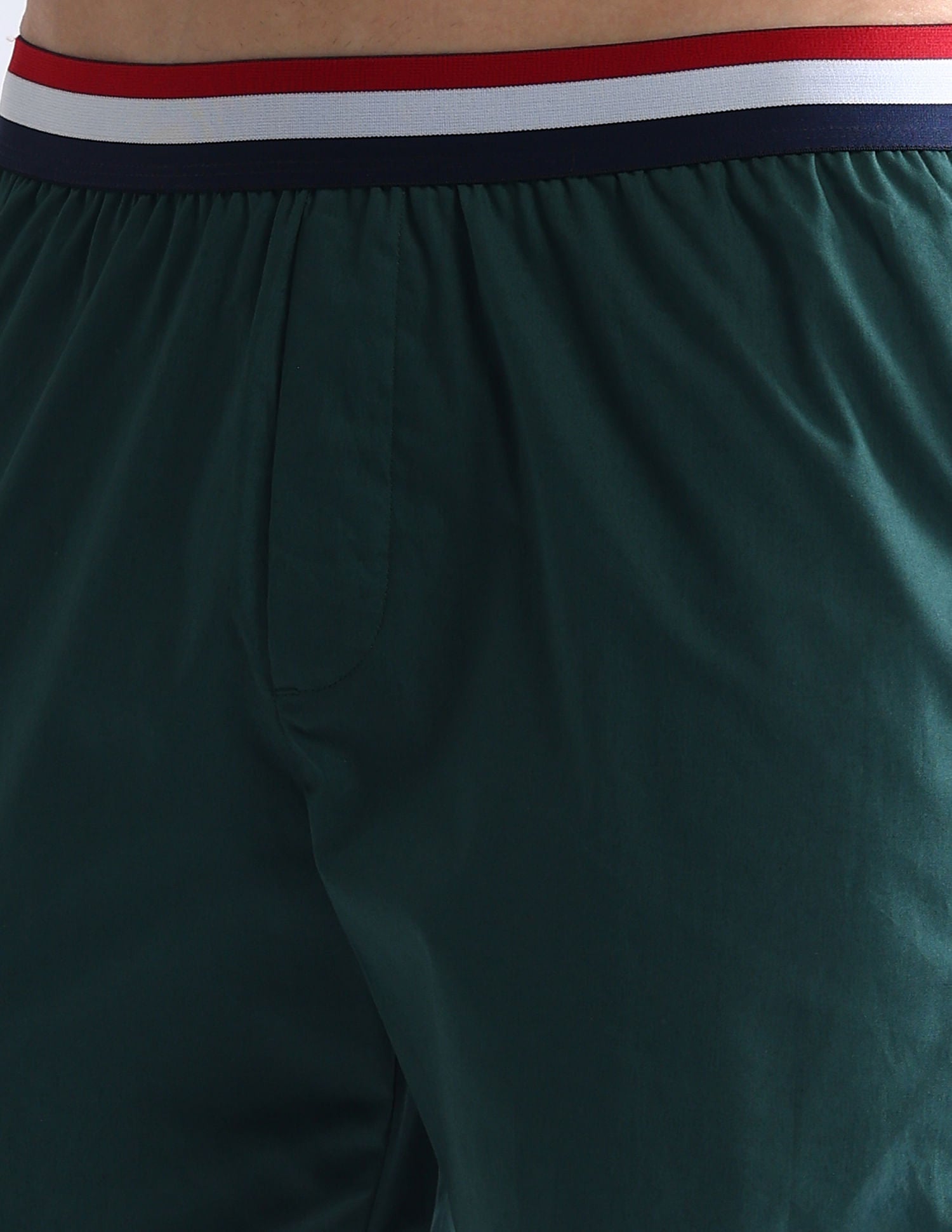 Pure Cotton Solid IYBE Boxers  - Pack Of 1 Green - U.S. POLO ASSN. | Large