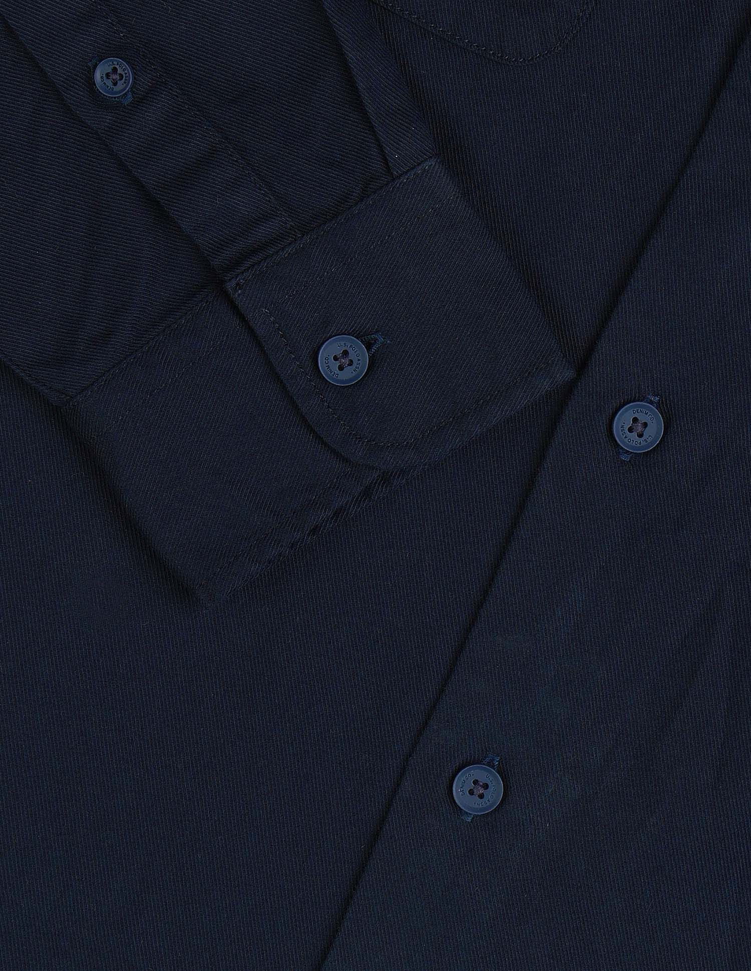 Twill Pure Cotton Shirt Navy - U.S. Polo Assn. India | Large