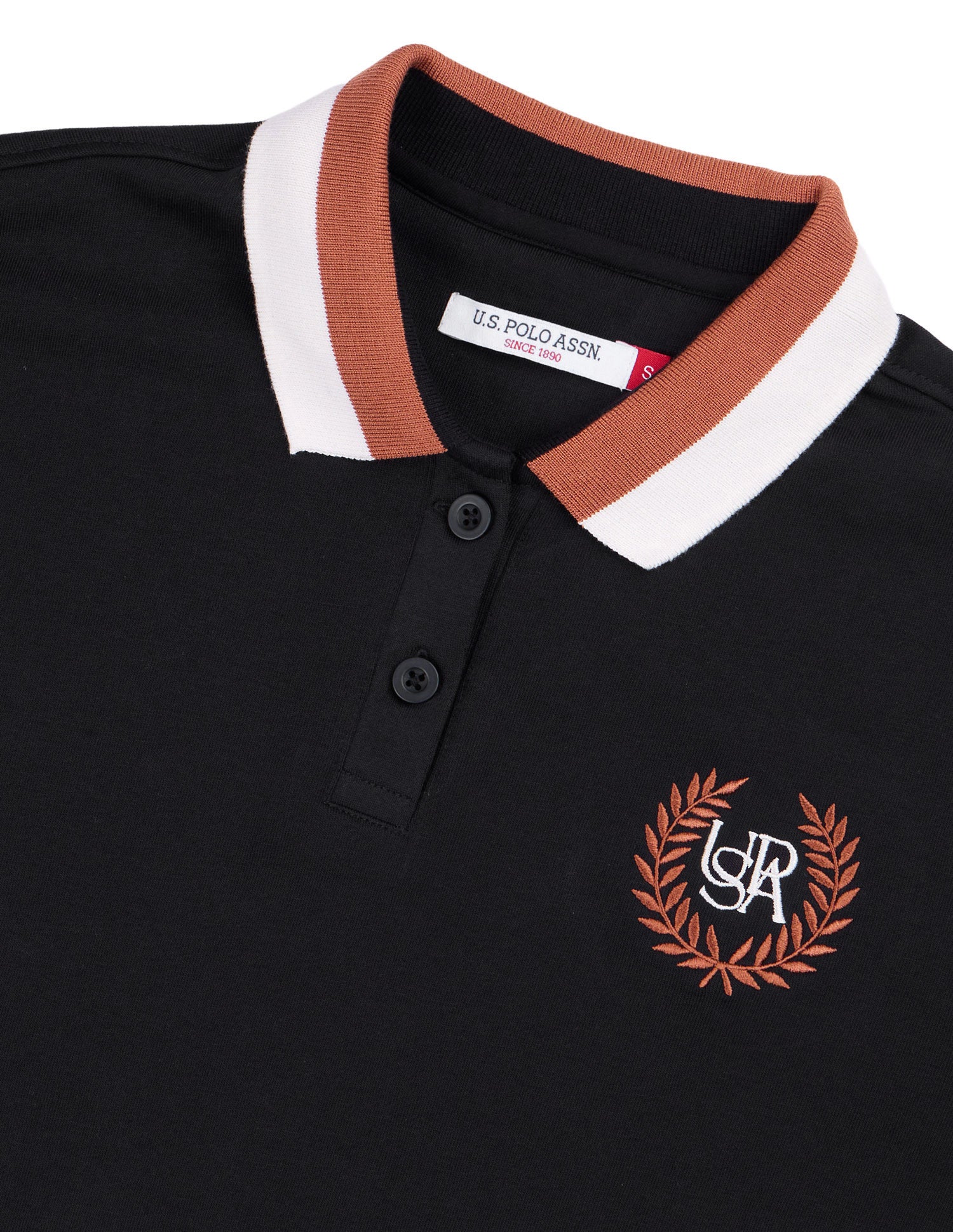 Solid Regular Fit Sweatshirt Black - U.S. Polo Assn. India | Large