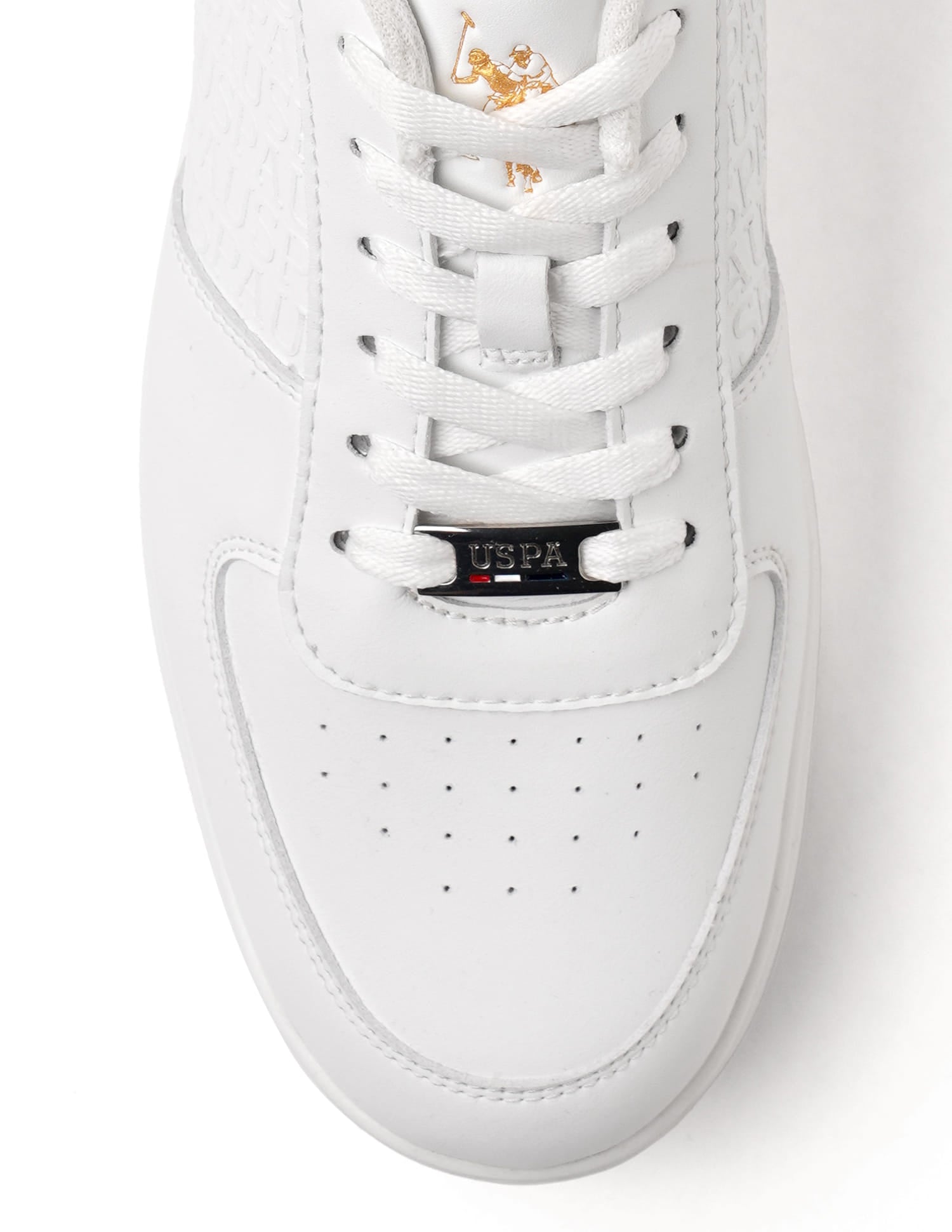 Men Jamen Solid Sneaker White - U.S. Polo Assn. India | Large
