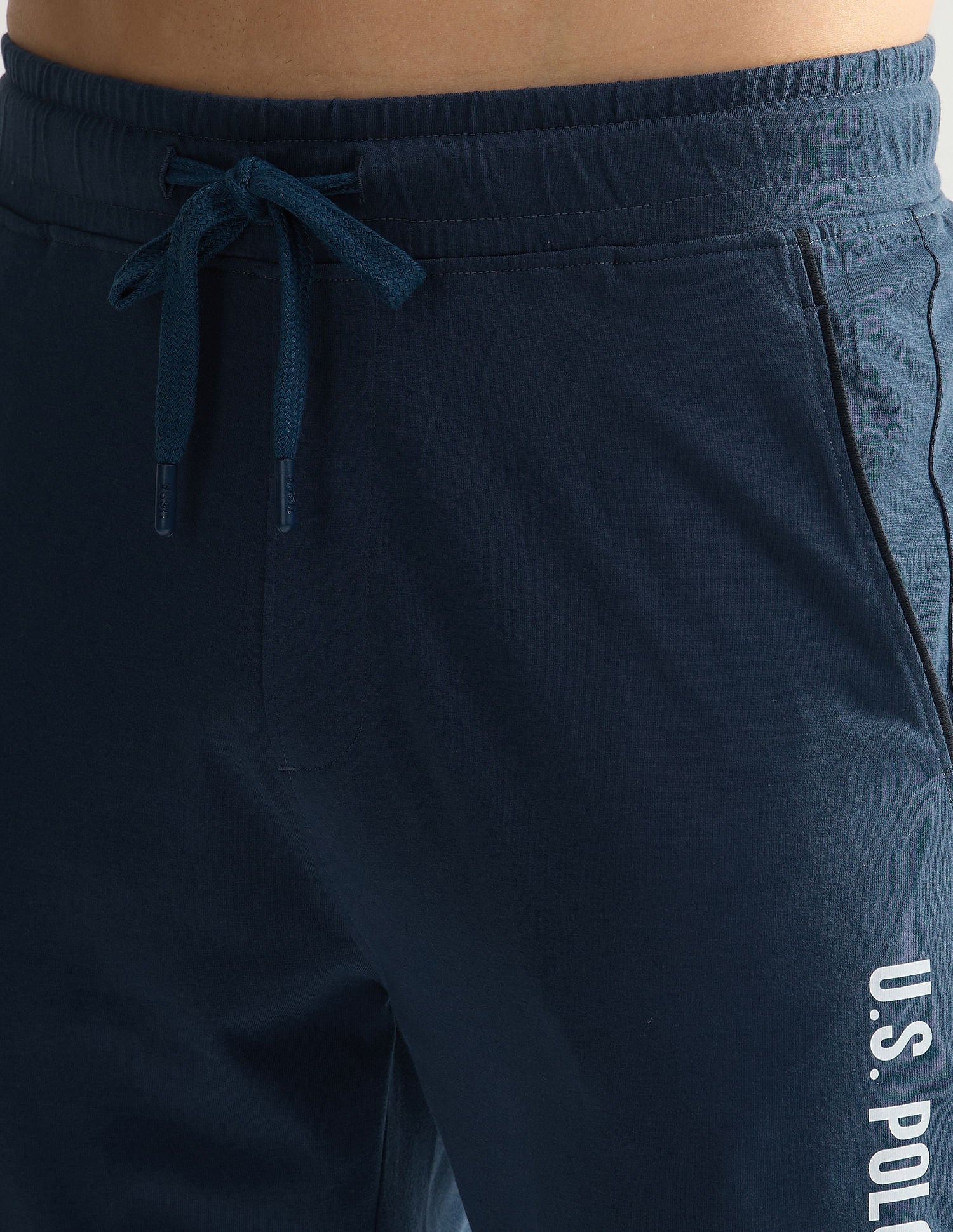 Solid OJ005 Lounge Joggers - Pack Of 1 Blue Wing Teal - U.S. POLO ASSN. | Large