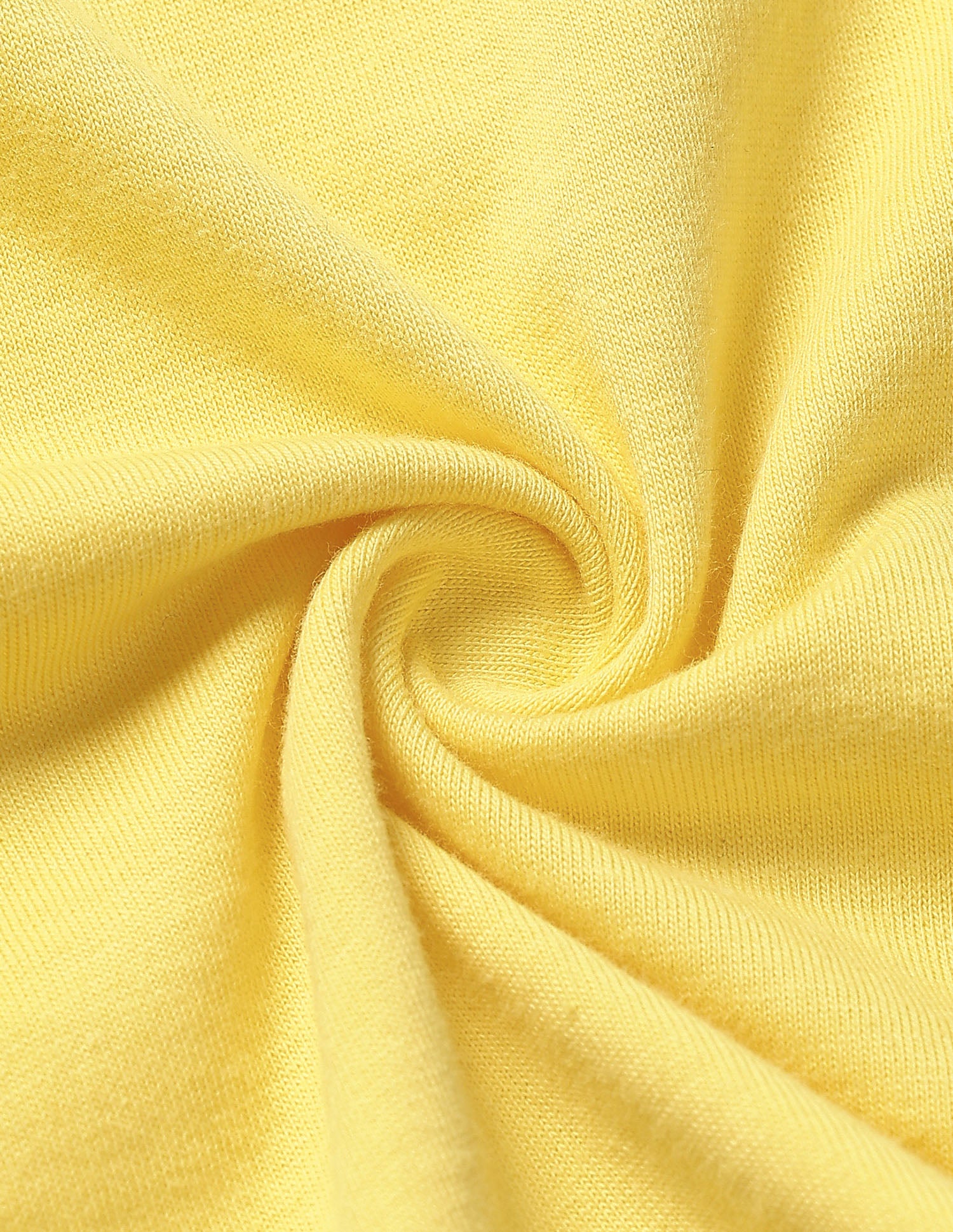 Solid Oversized Fit T-Shirt Yellow - U.S. Polo Assn. India | Large