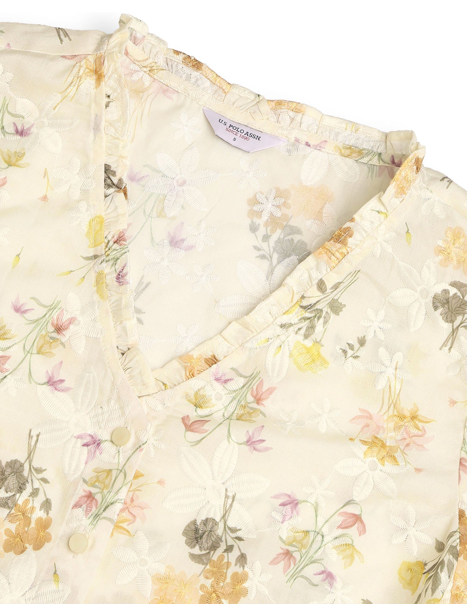 Floral Printed Top Multi-colour - U.S. Polo Assn. India | Large
