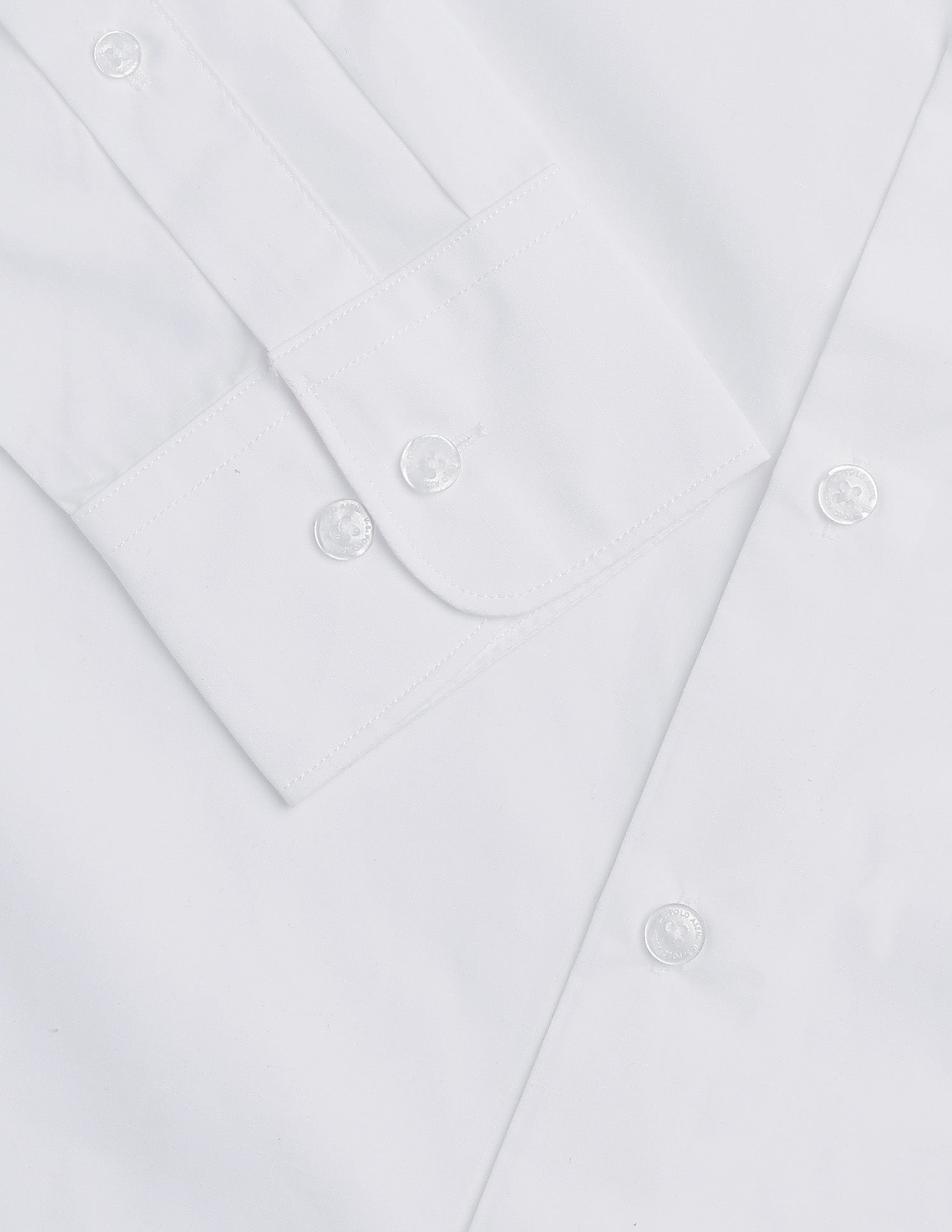 Dobby Tailored Fit Shirt White - U.S. POLO ASSN. | Large