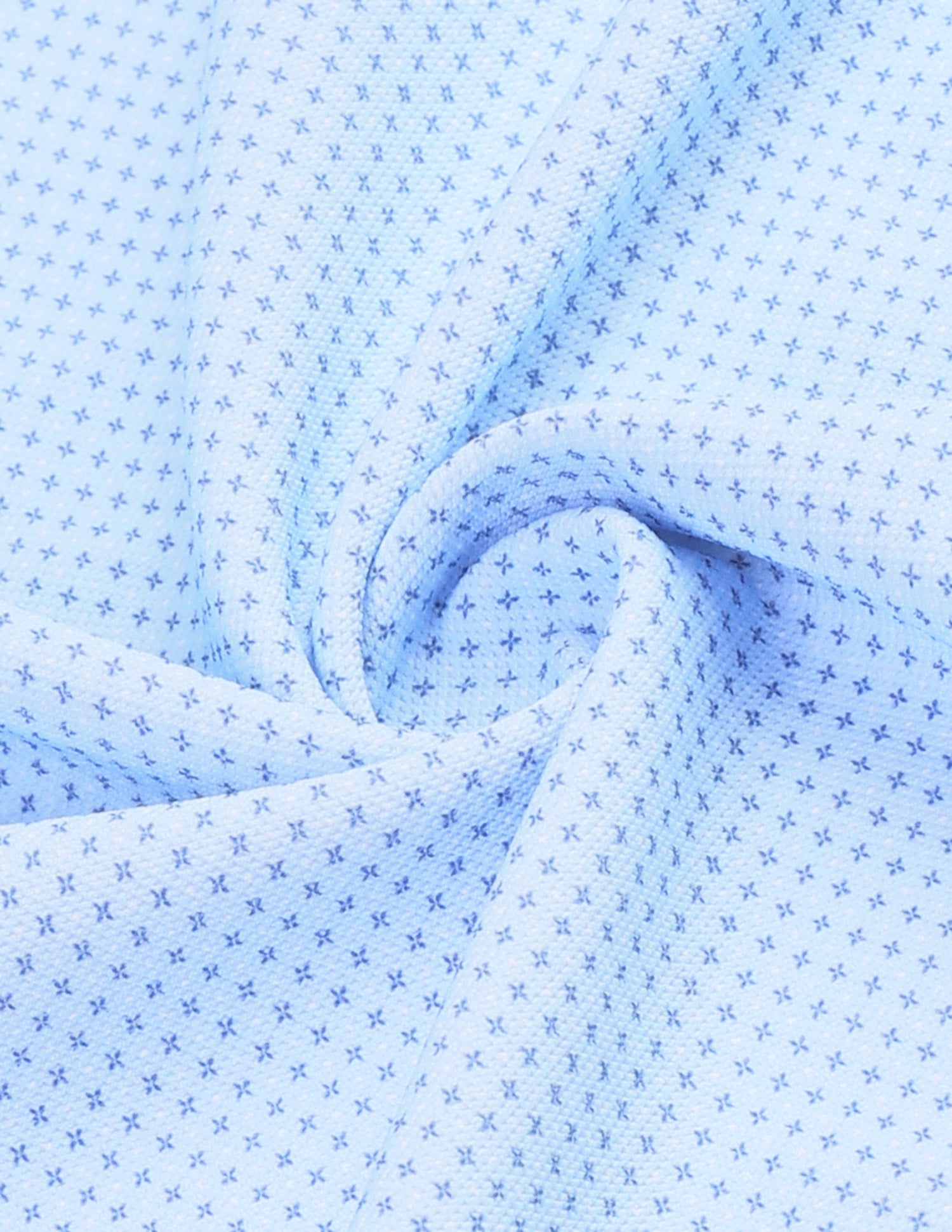 Geometric Printed Slim Fit Polo Shirt Light Blue - U.S. Polo Assn. India | Large