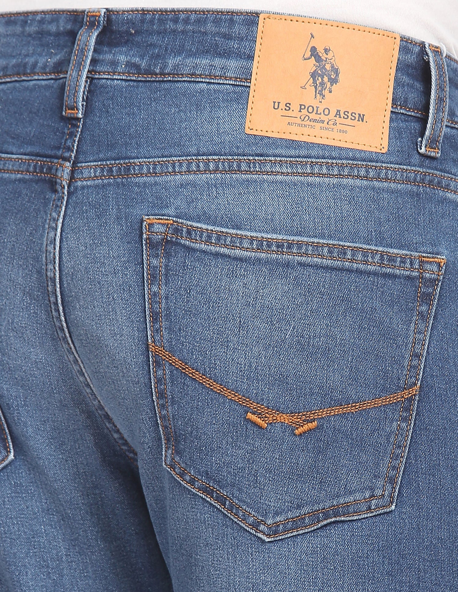 Henry Tapered Cropped Authentic Jeans Blue - U.S. POLO ASSN. | Large