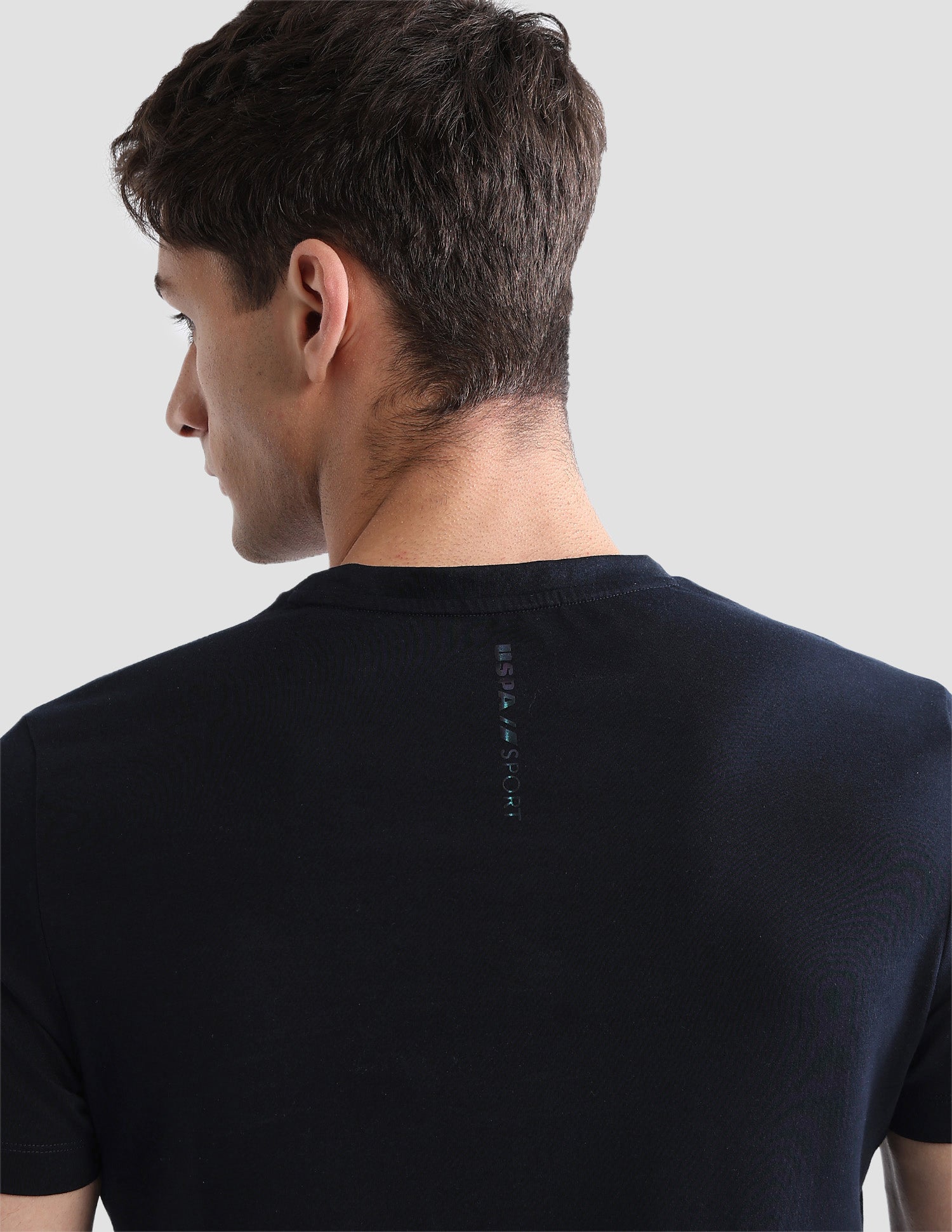 Solid Slim Fit Active T-Shirt Navy - U.S. POLO ASSN. | Large