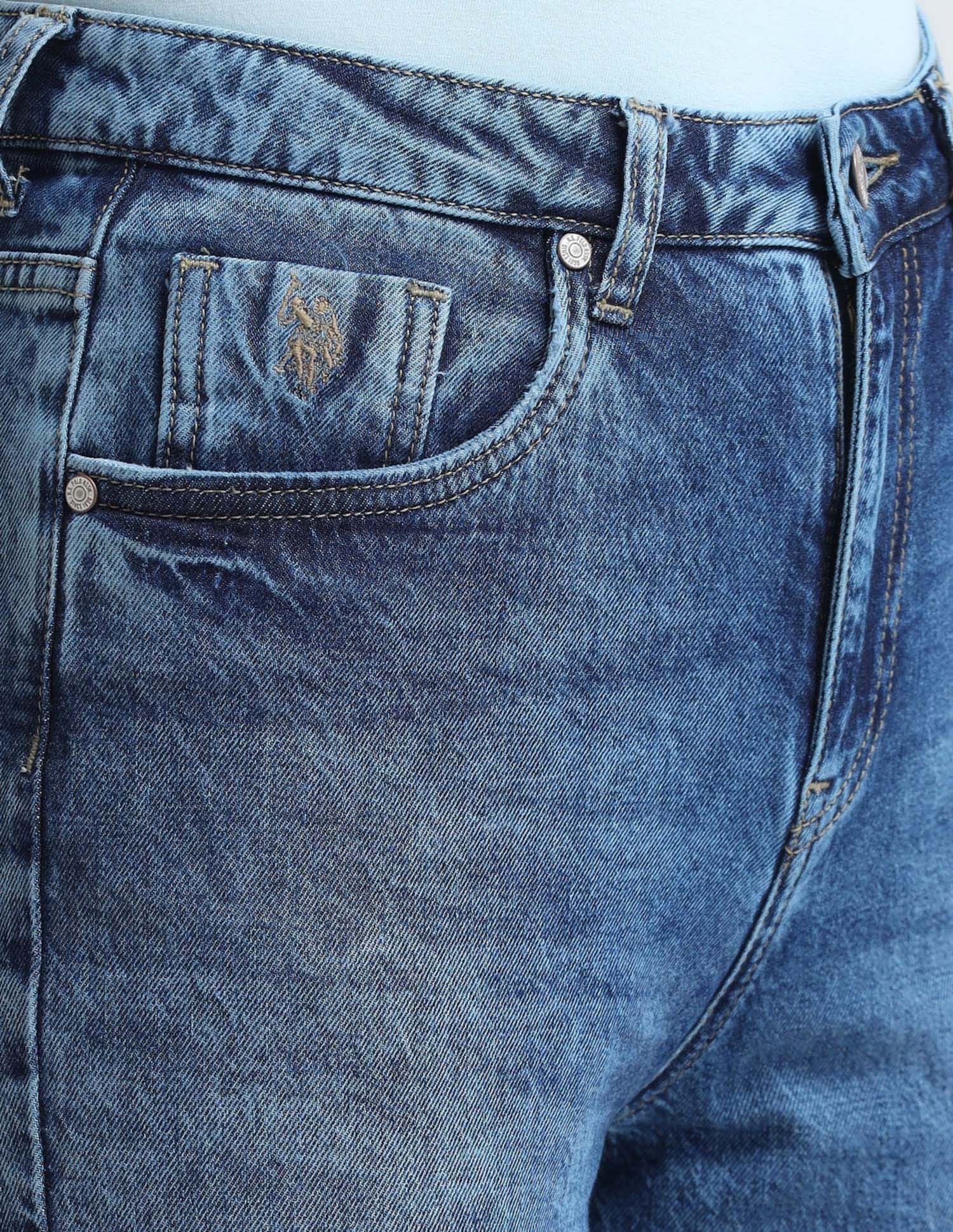 Straight Fit Blue Jeans Blue - U.S. POLO ASSN. | Large