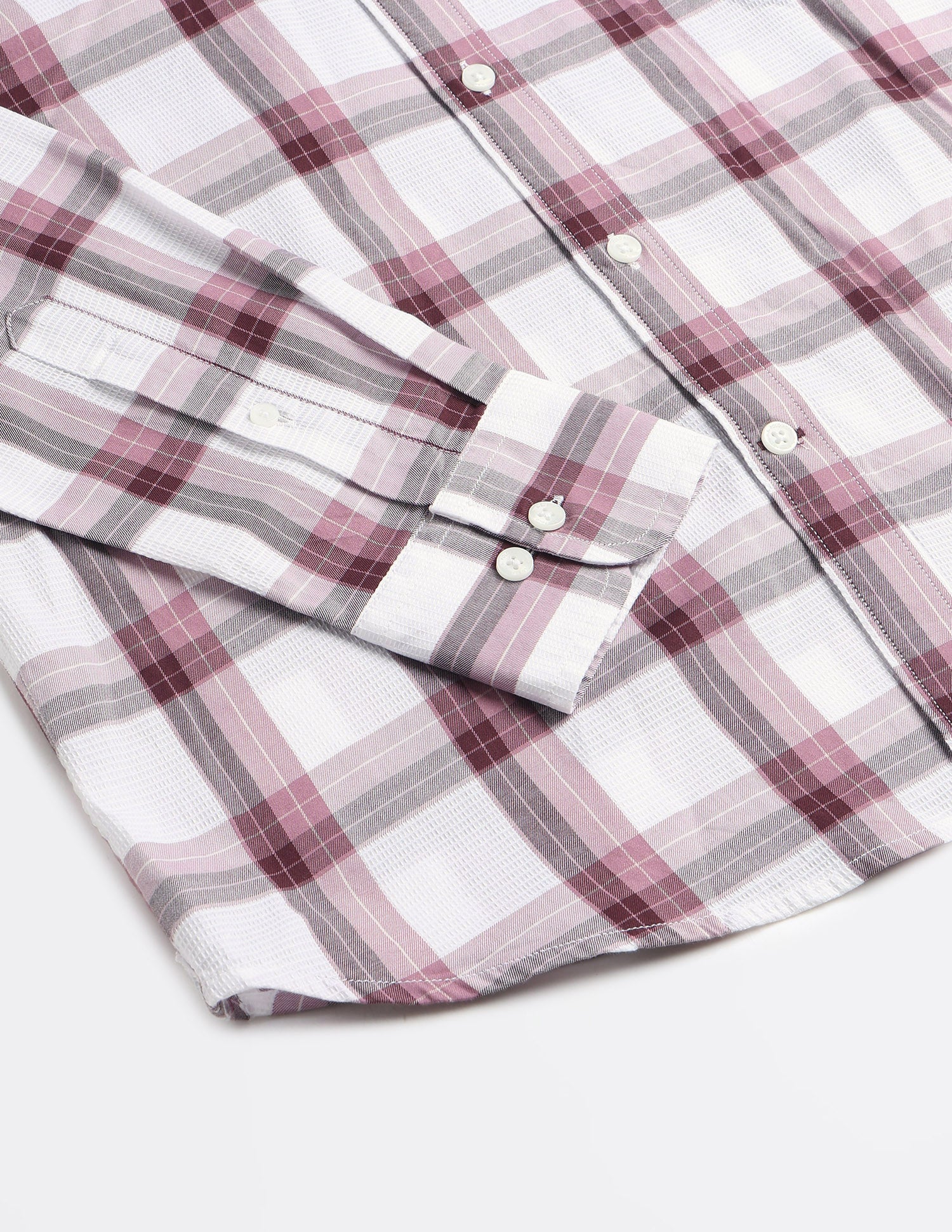 Equestrian Sports @ Elevnado Tartan Checked Shirt Maroon - U.S. Polo Assn. India | Large